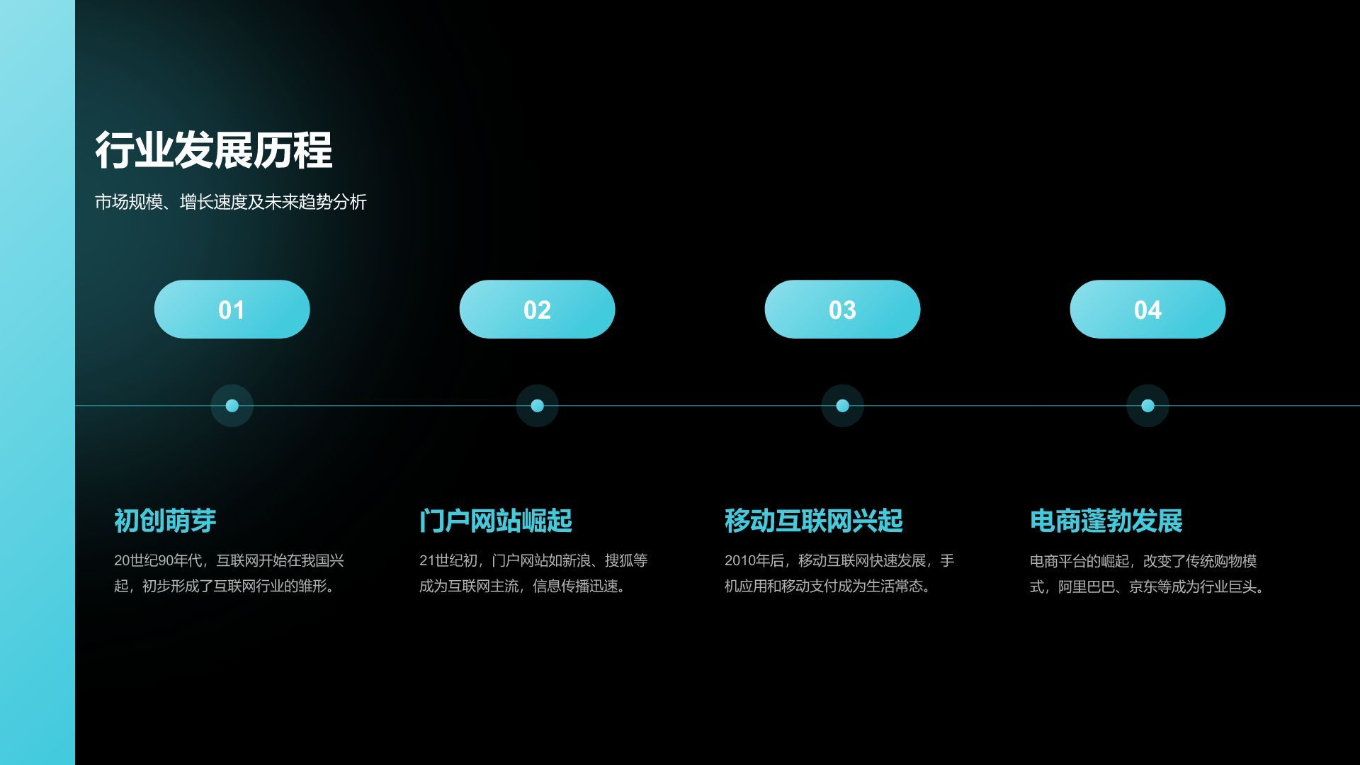 蓝色几何风管理层工作总结与目标复盘展示PPT模板