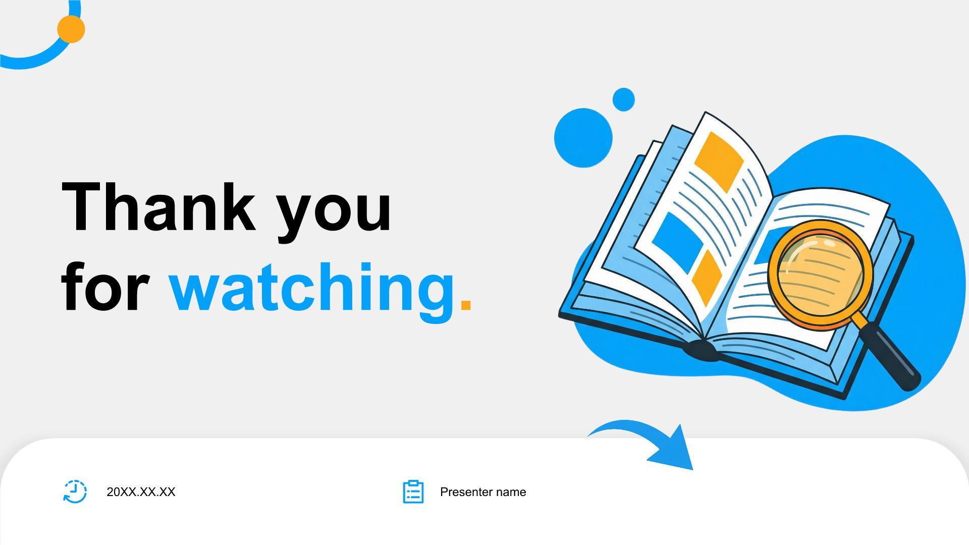 蓝色插画风教研部年度课程研发与质量总结汇报PPT模板