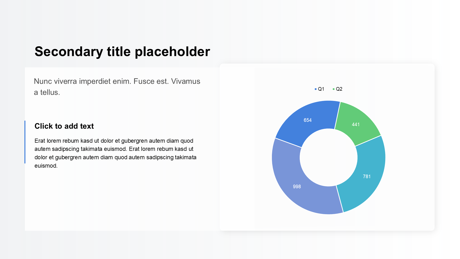 商务风PPT环形图