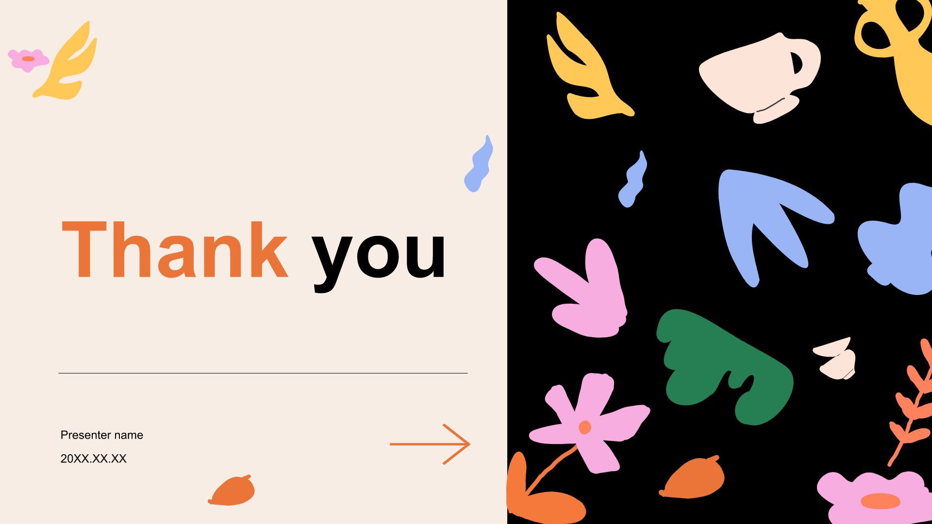 橙色插画风学前教育/幼师PPT模板