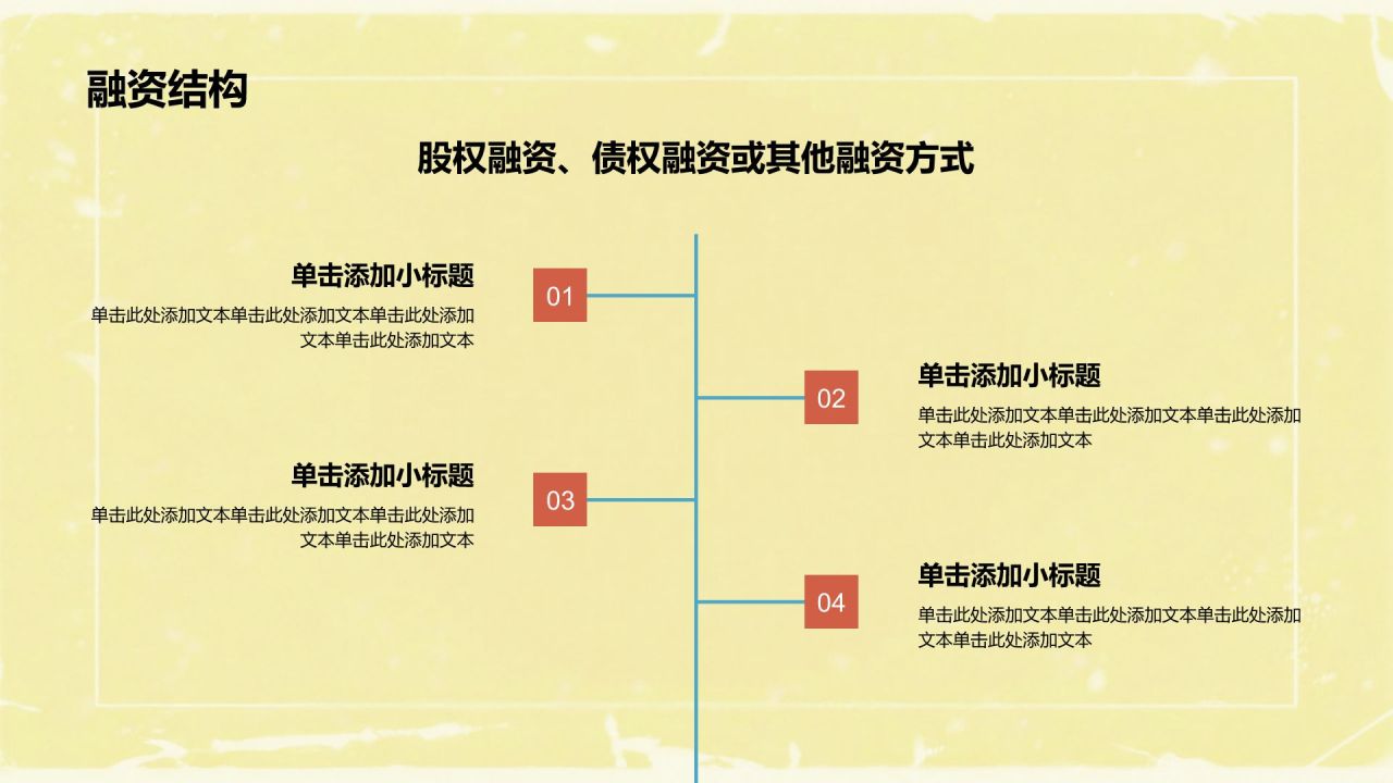 蓝色复古风复古风影视行业创意模板PPT模板