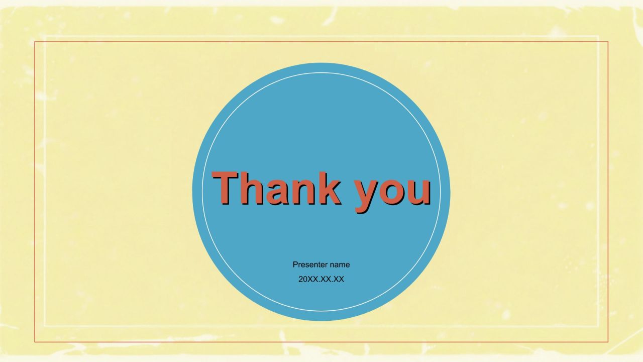 蓝色复古风复古风影视行业创意模板PPT模板