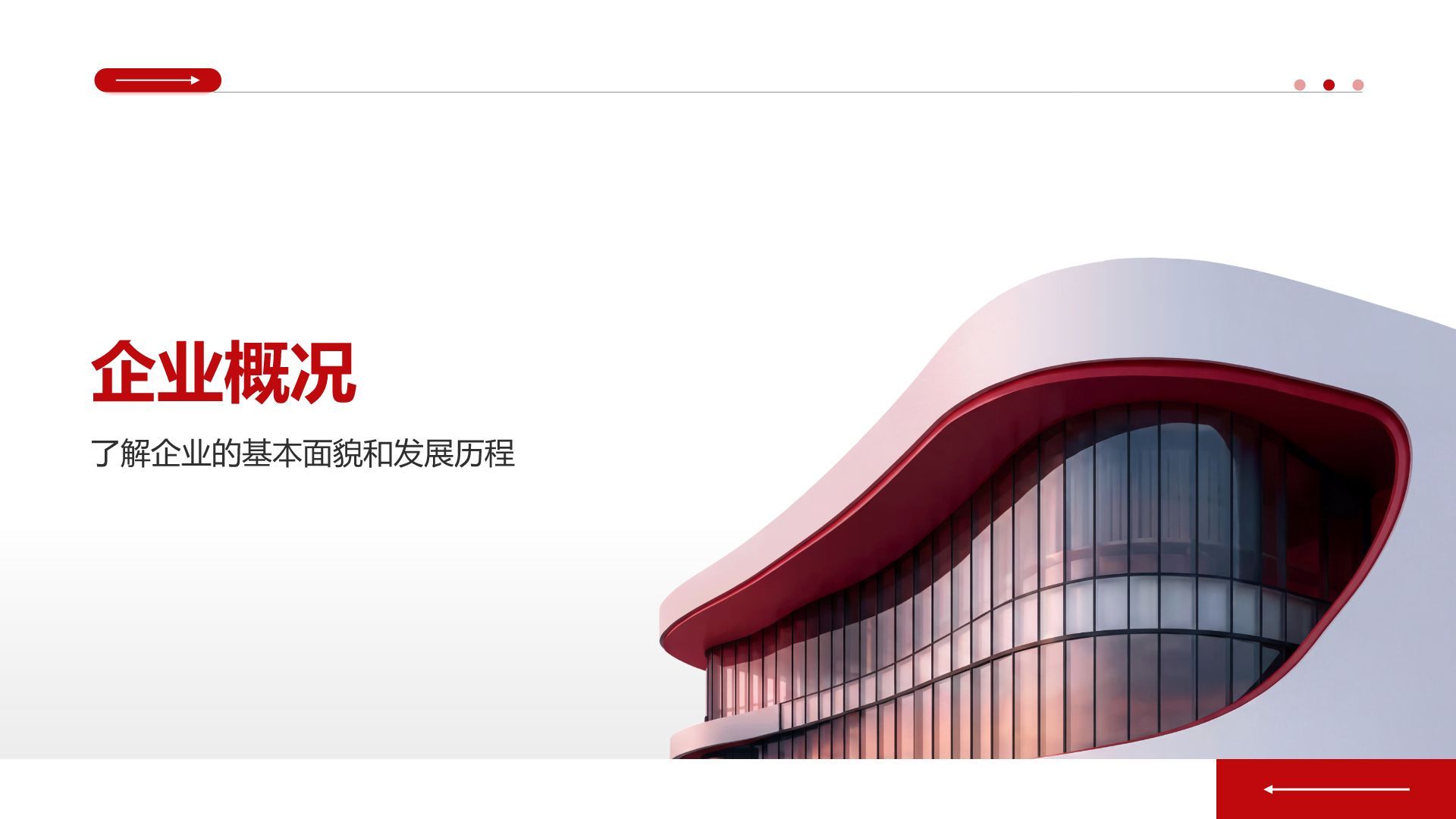 红色商务风红色商务风企业介绍PPT模板