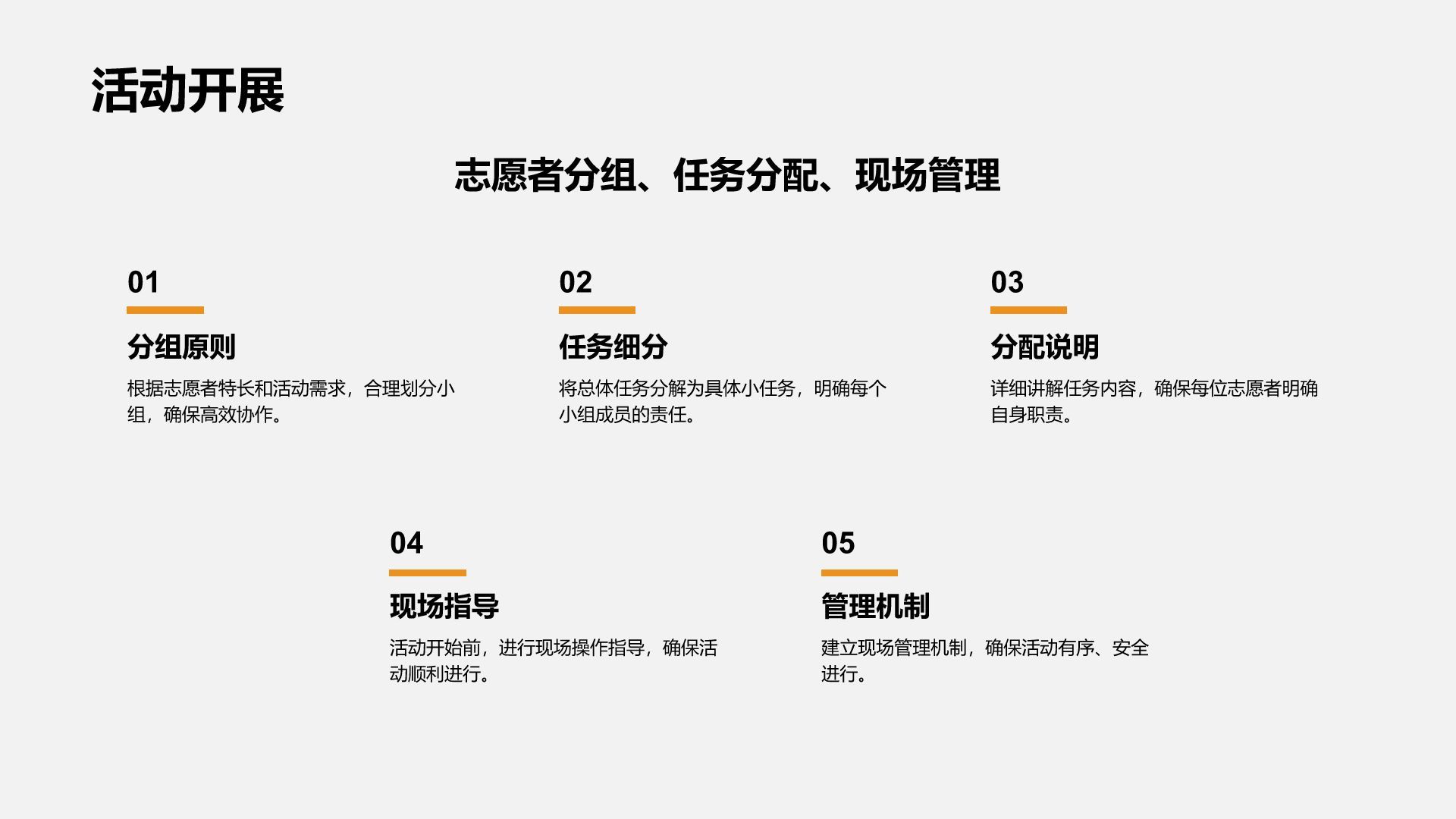 橙色商务风青志协志愿服务活动宣传PPT模板