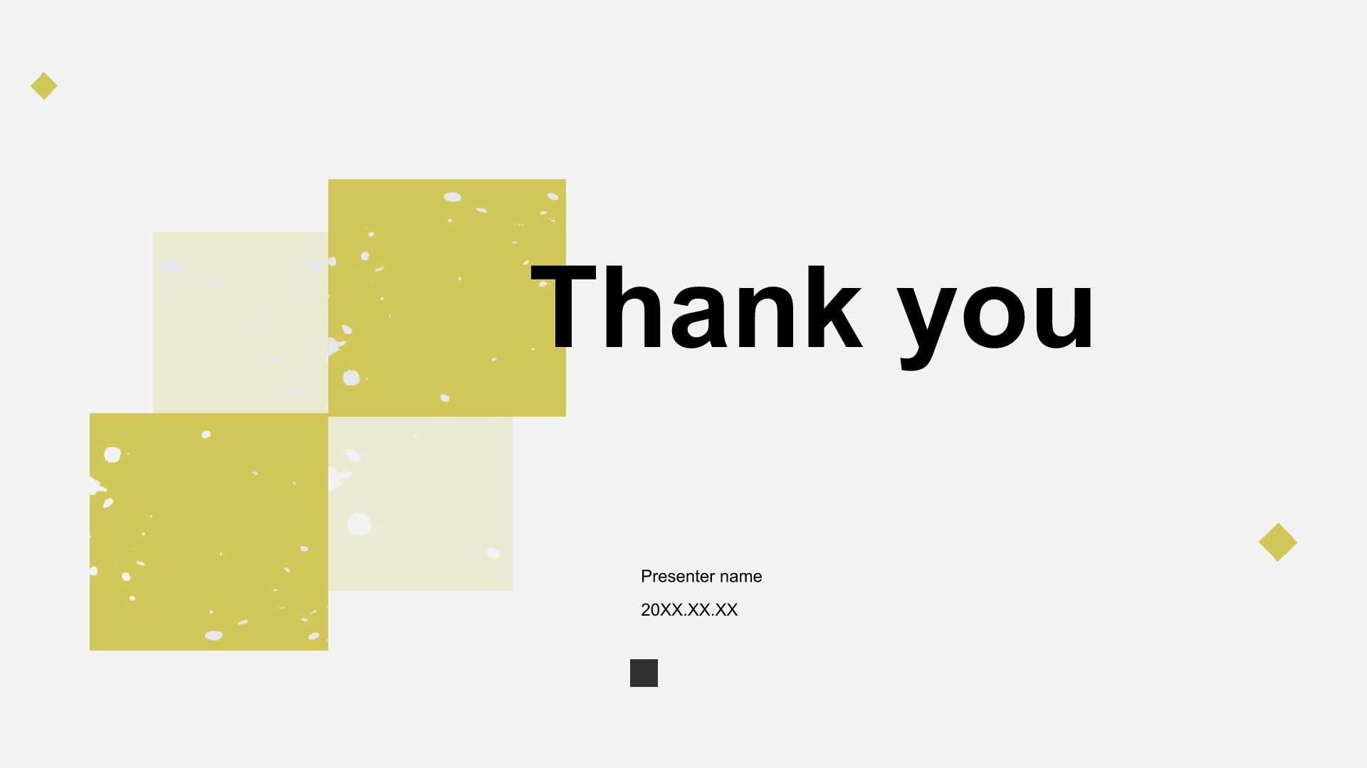 黄色简约风春日限定通用工作总结PPT模板