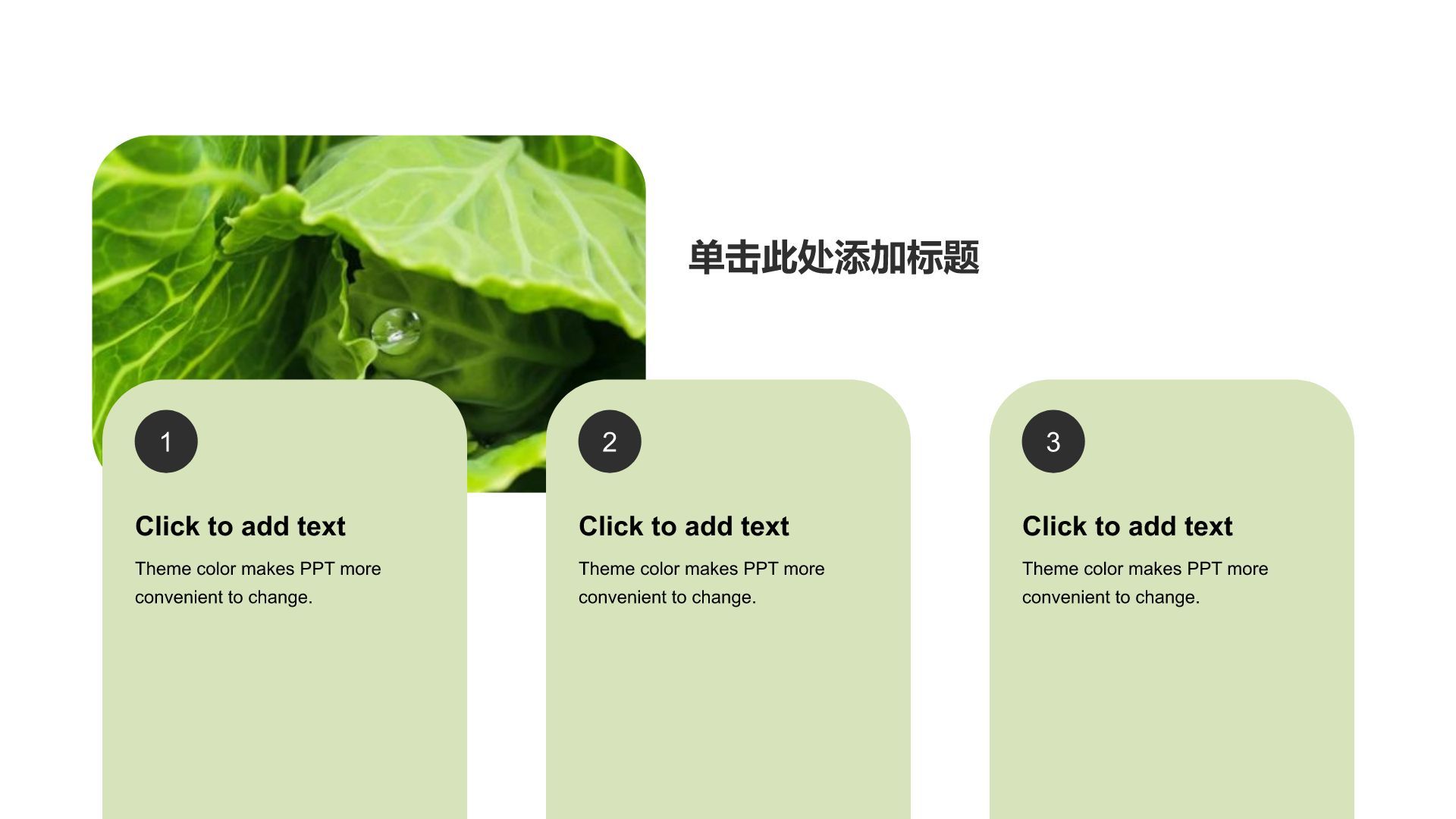 绿色简约风现代农业发展研究报告PPT模板