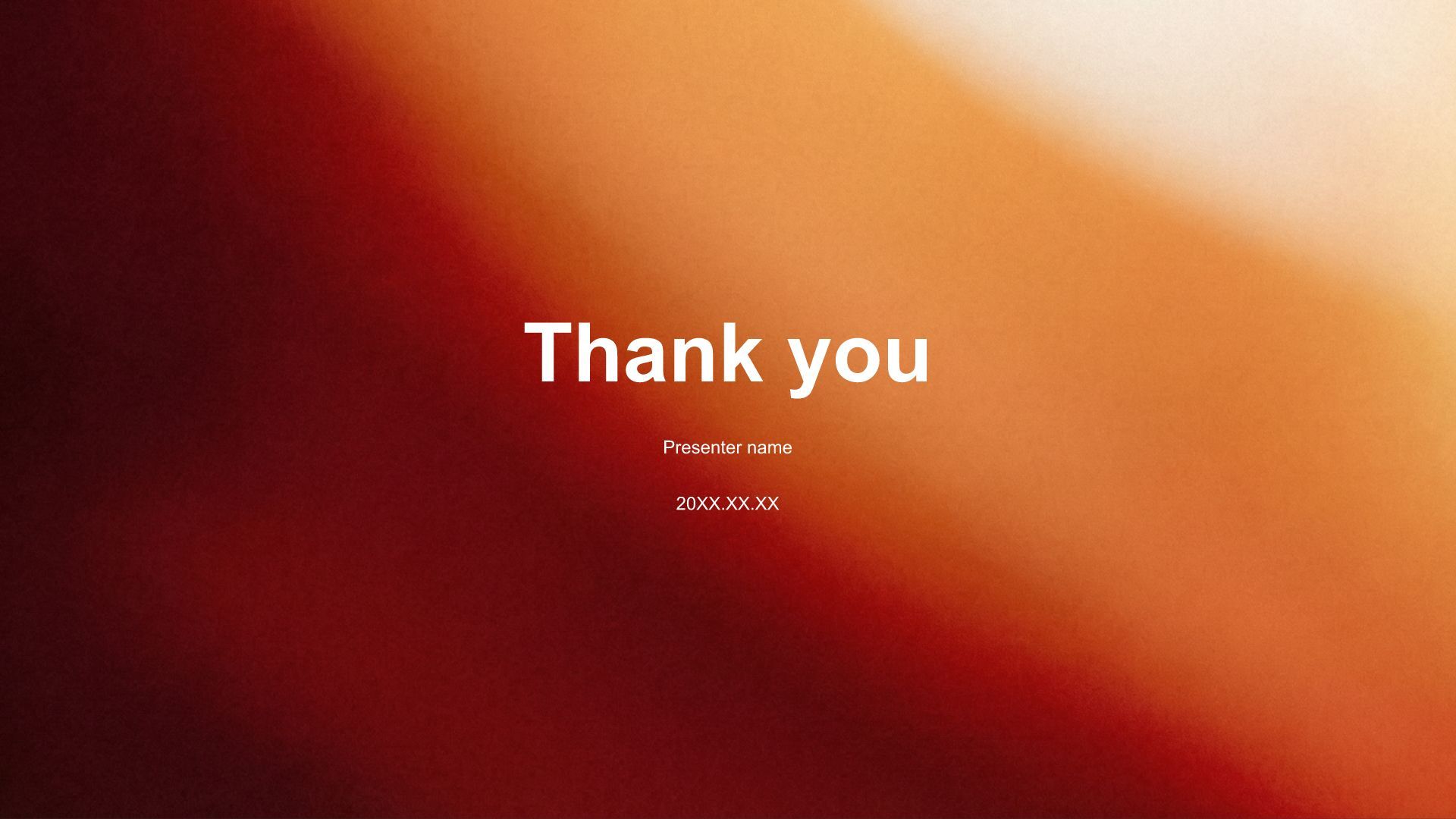 橙色简约风高级感时尚简约风PPT模板