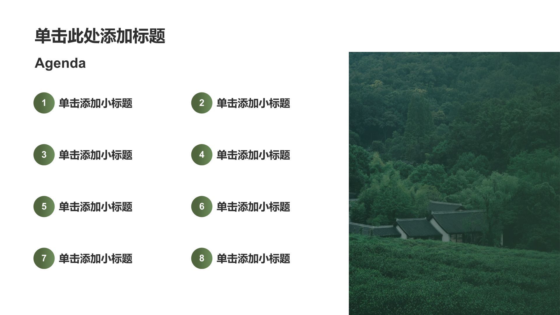 绿色摄影风乡村振兴政策宣讲PPT模板