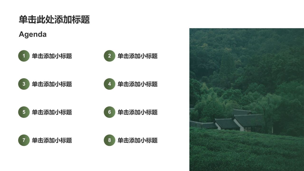 绿色摄影风乡村振兴政策宣讲PPT模板