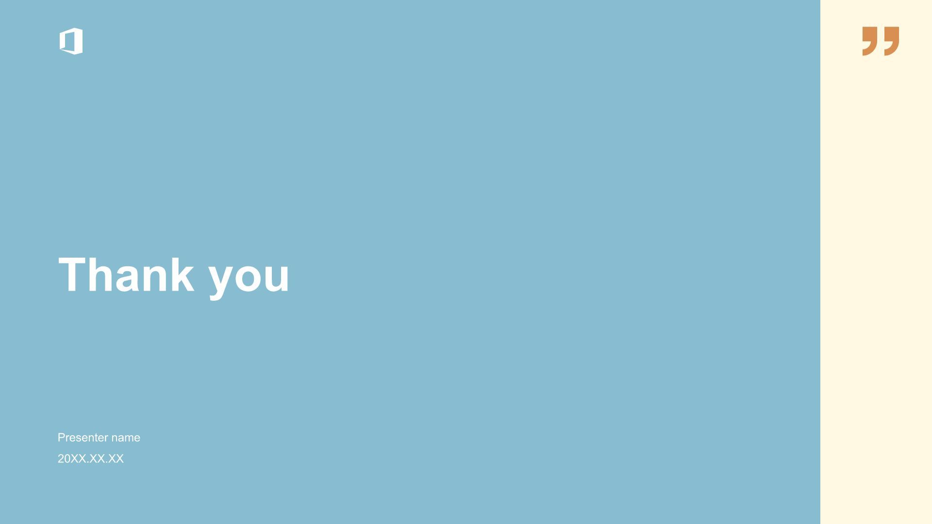 蓝色插画风清新蒂芙尼毕业论文答辩PPT模板