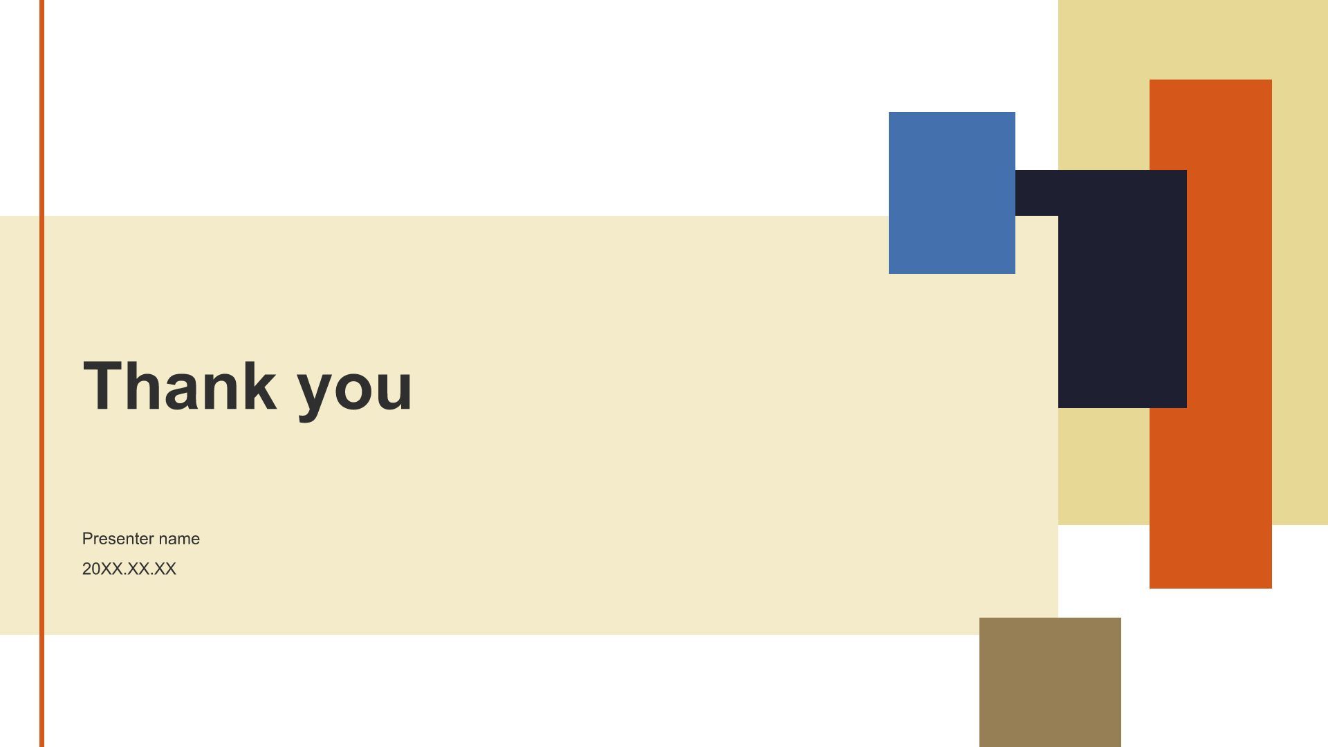 黄色几何风包豪斯风格几何高级感PPT模板