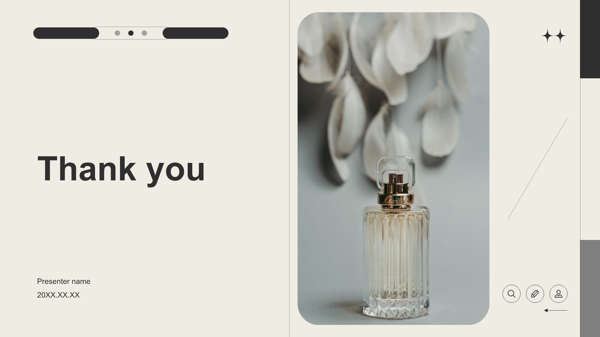 黄色时尚/奢华设计专业职业生涯规划PPT模板