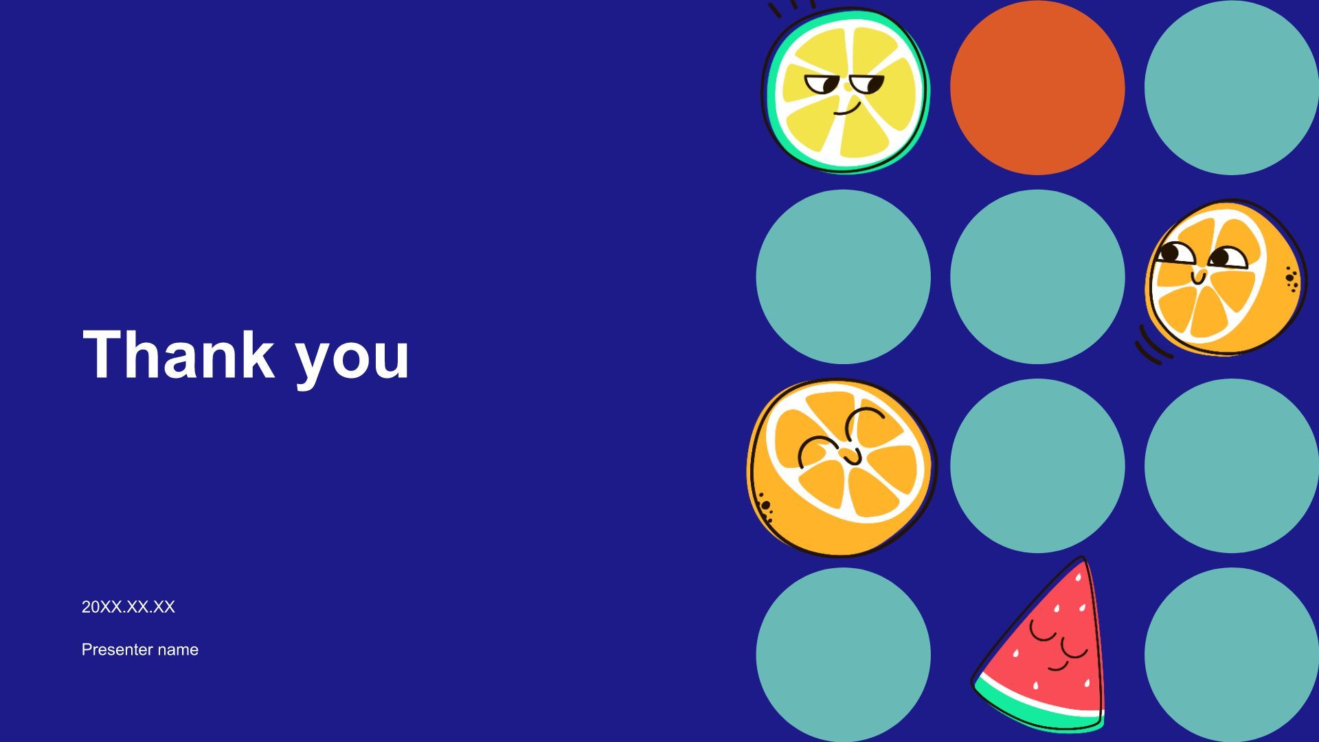 蓝色插画风波普艺术创意插画PPT模板