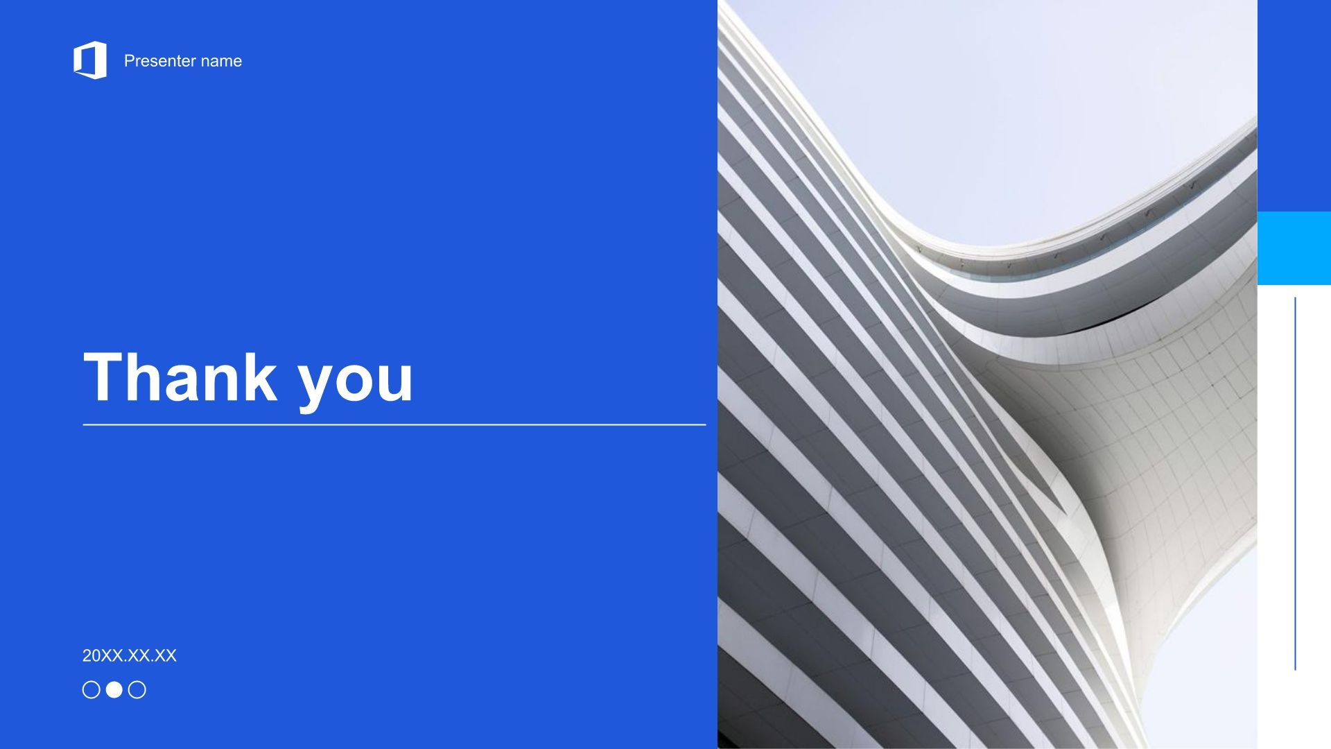 蓝色商务风创意公司简介通用PPT模板