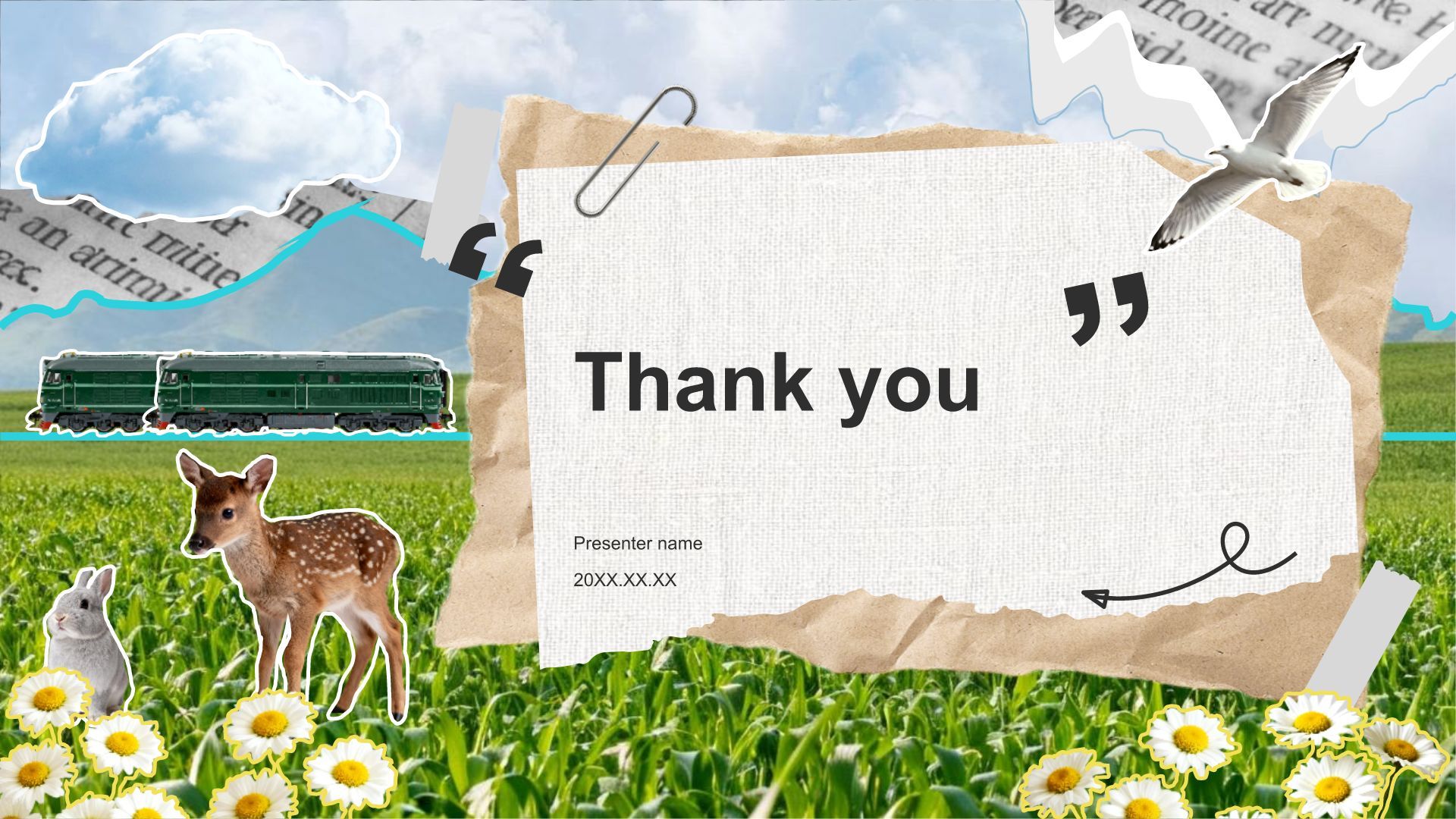 绿色摄影风乡村振兴PPT模板