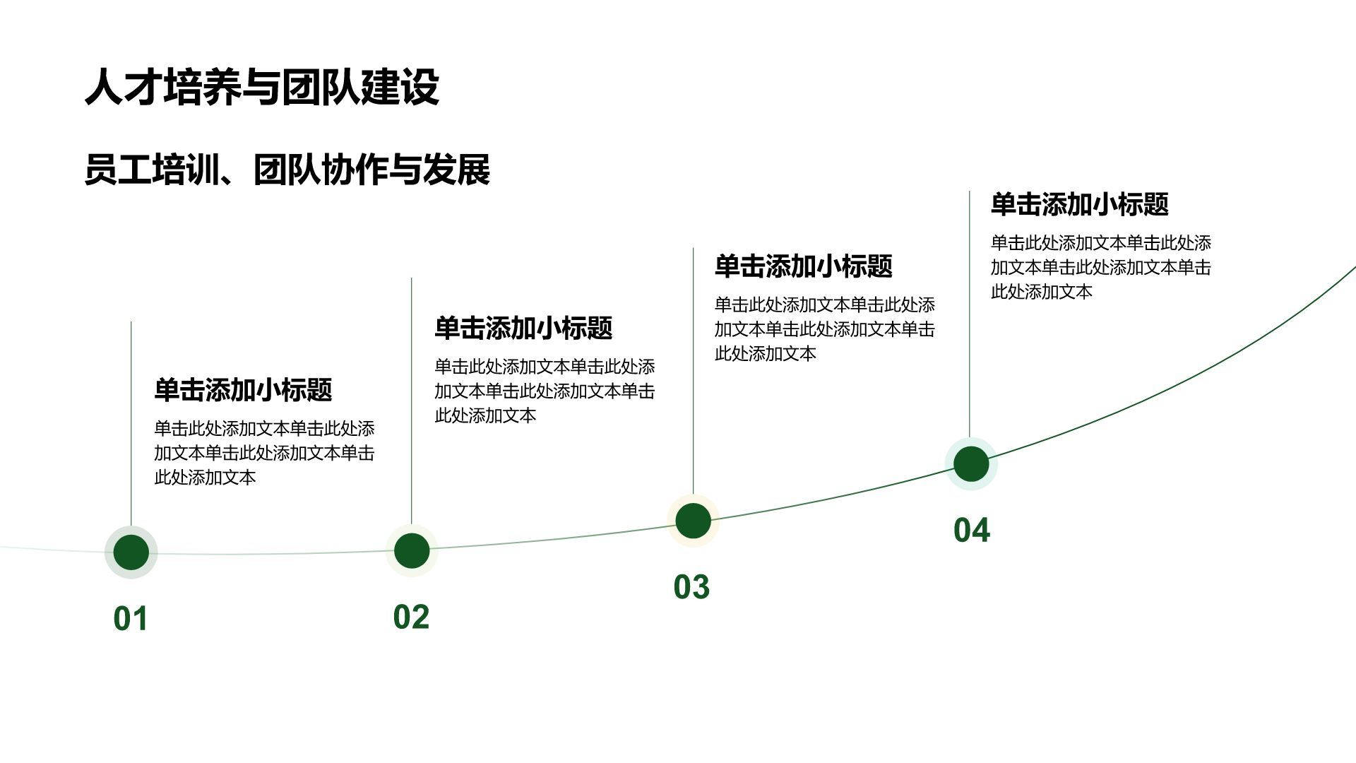 绿色商务风风能能源企业工作总结PPT模板