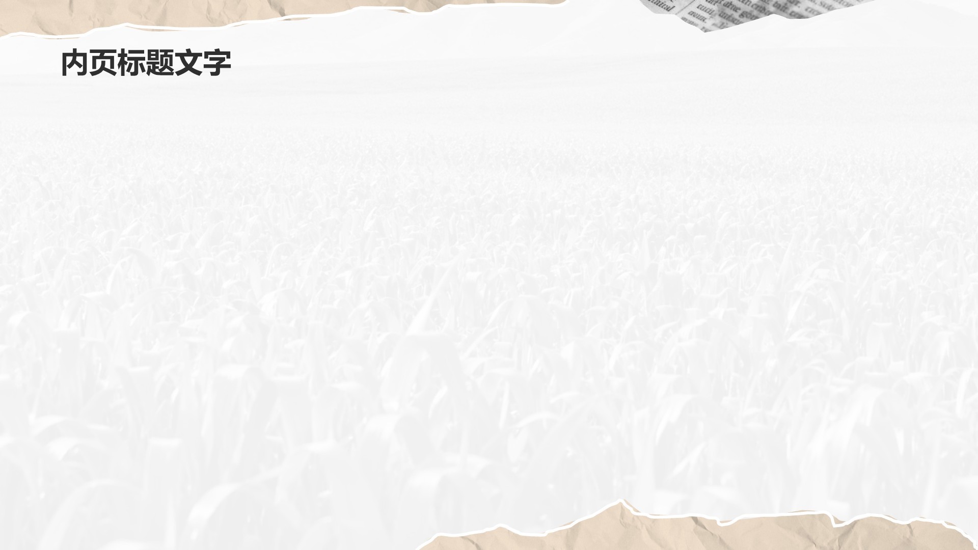 绿色摄影风乡村振兴PPT主题