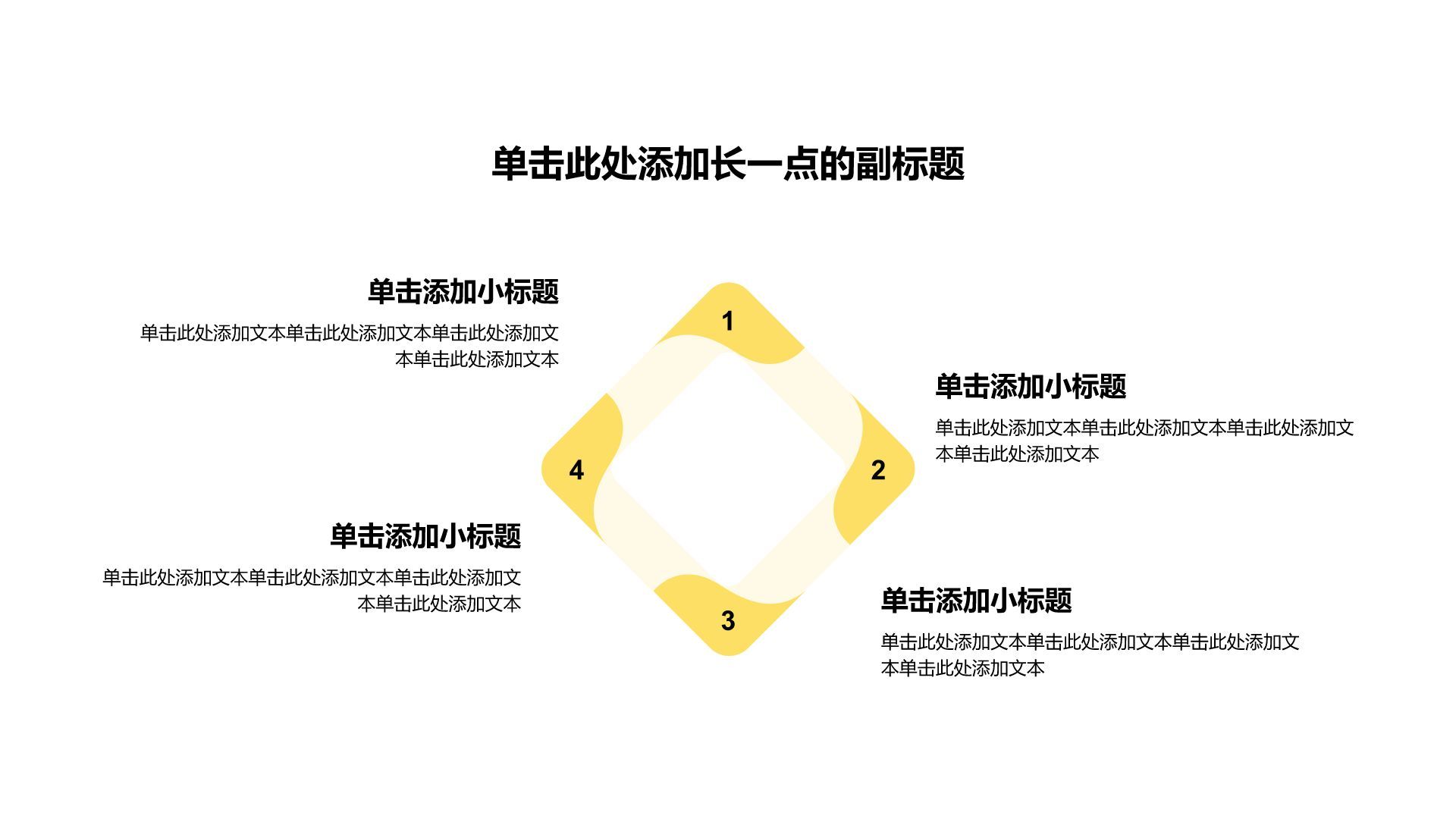 黄色简约风公司业务介绍产品介绍通用模板PPT模板