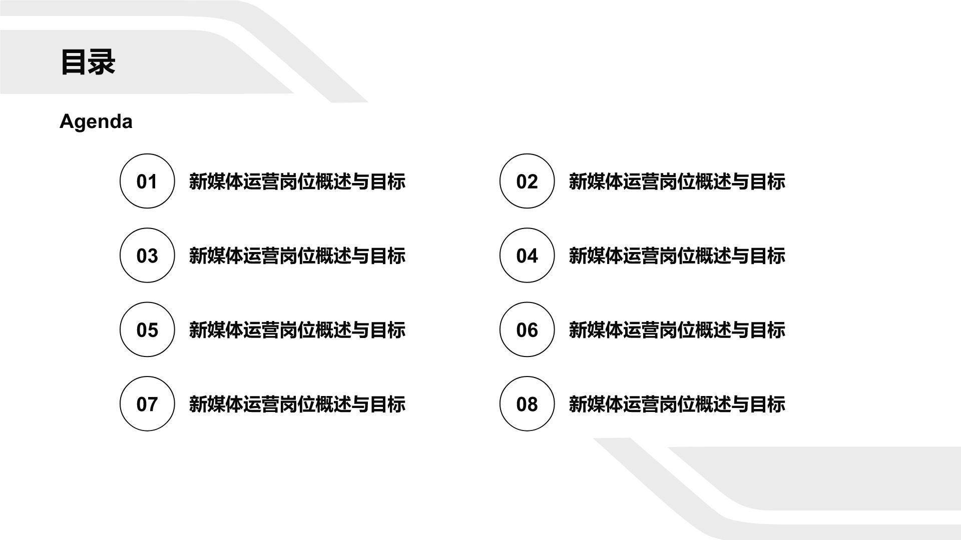 白色简约风年终总结PPT模板