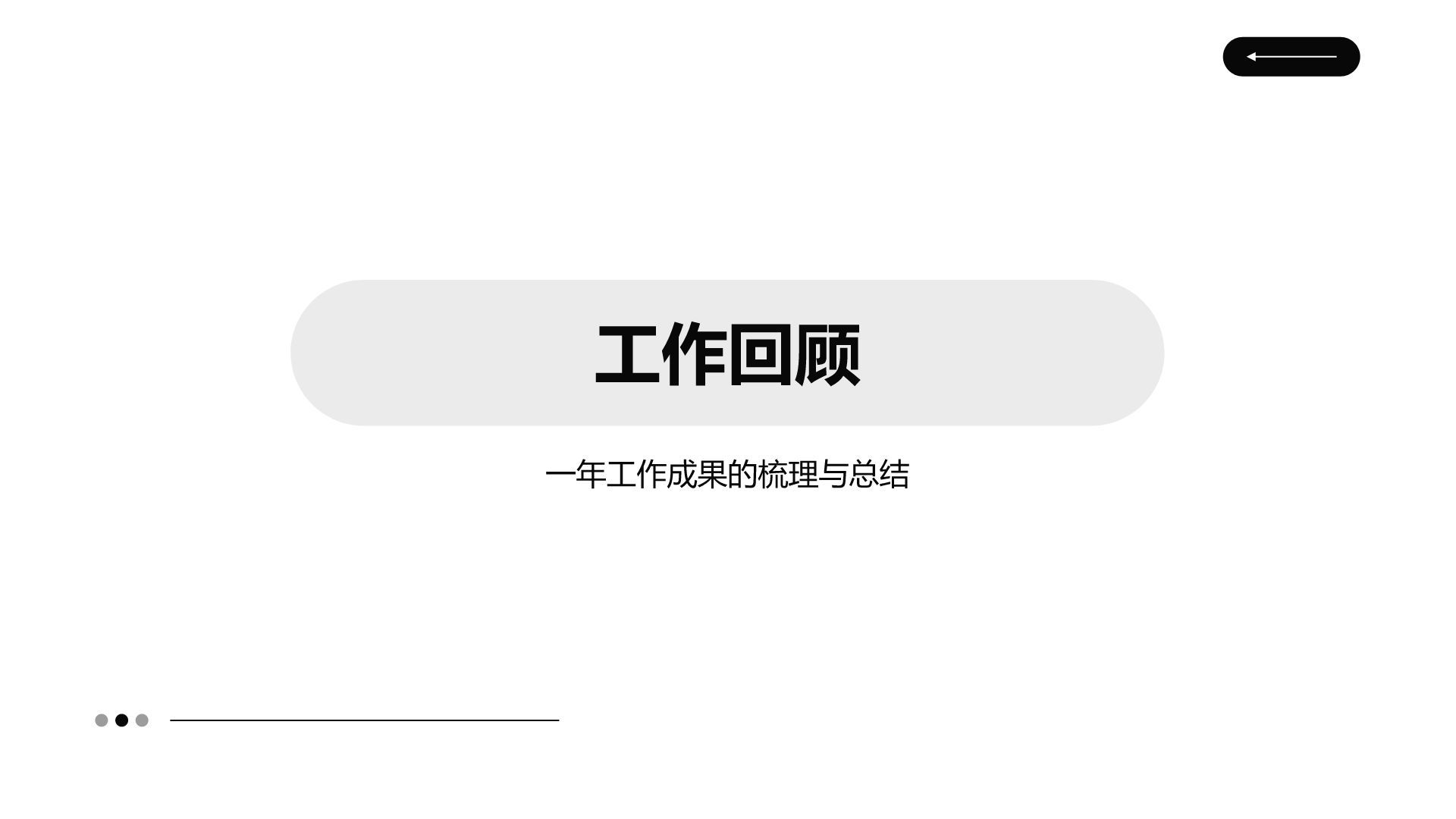白色简约风年终总结PPT模板