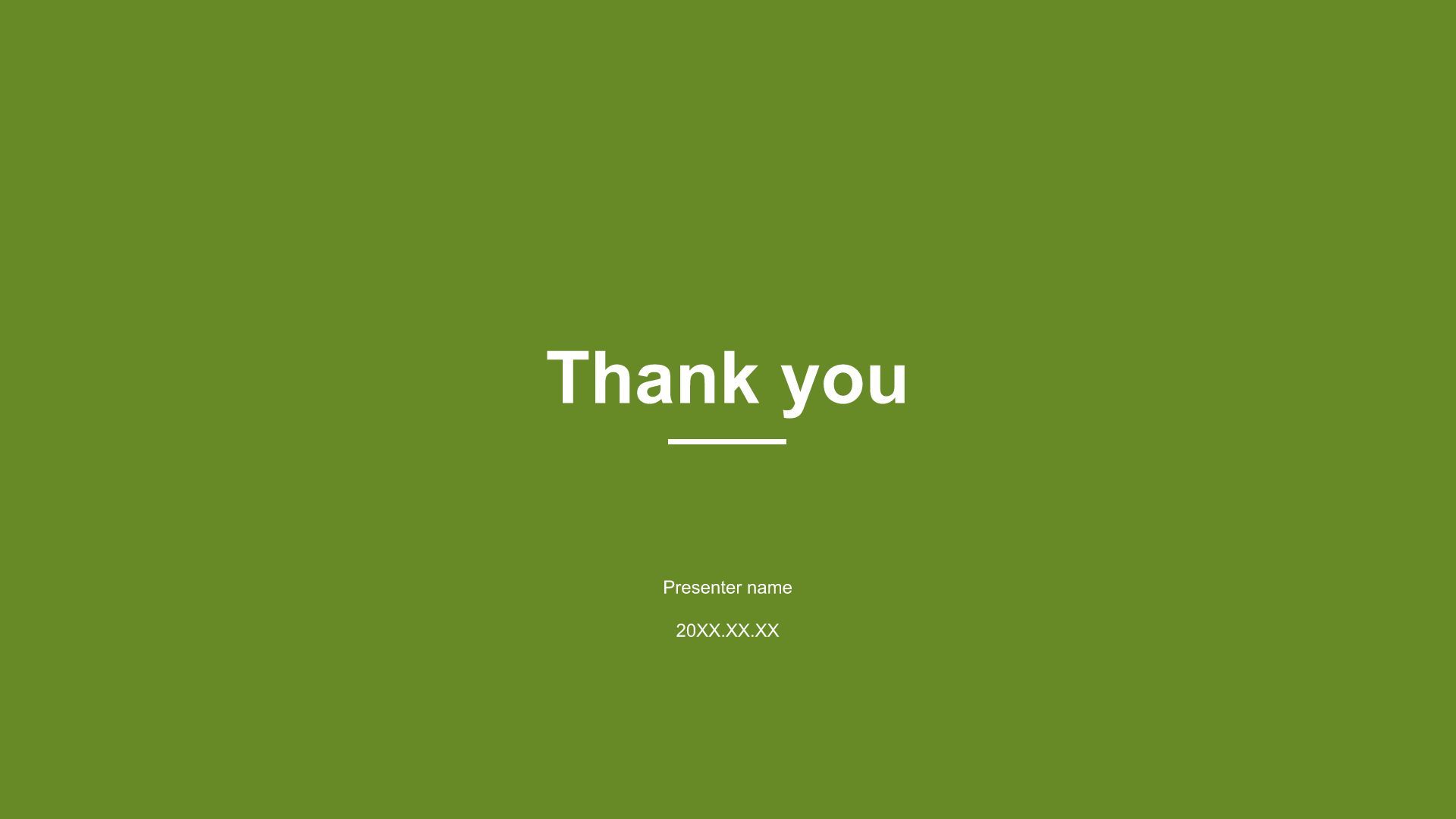 绿色简约风极简风格室内设计方案PPT模板