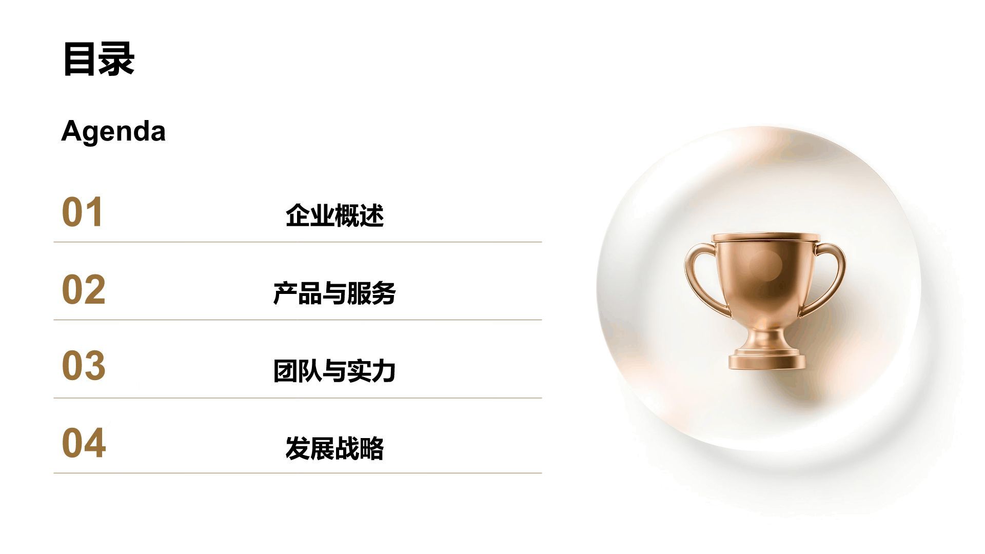 棕色商务风企业介绍PPT模板