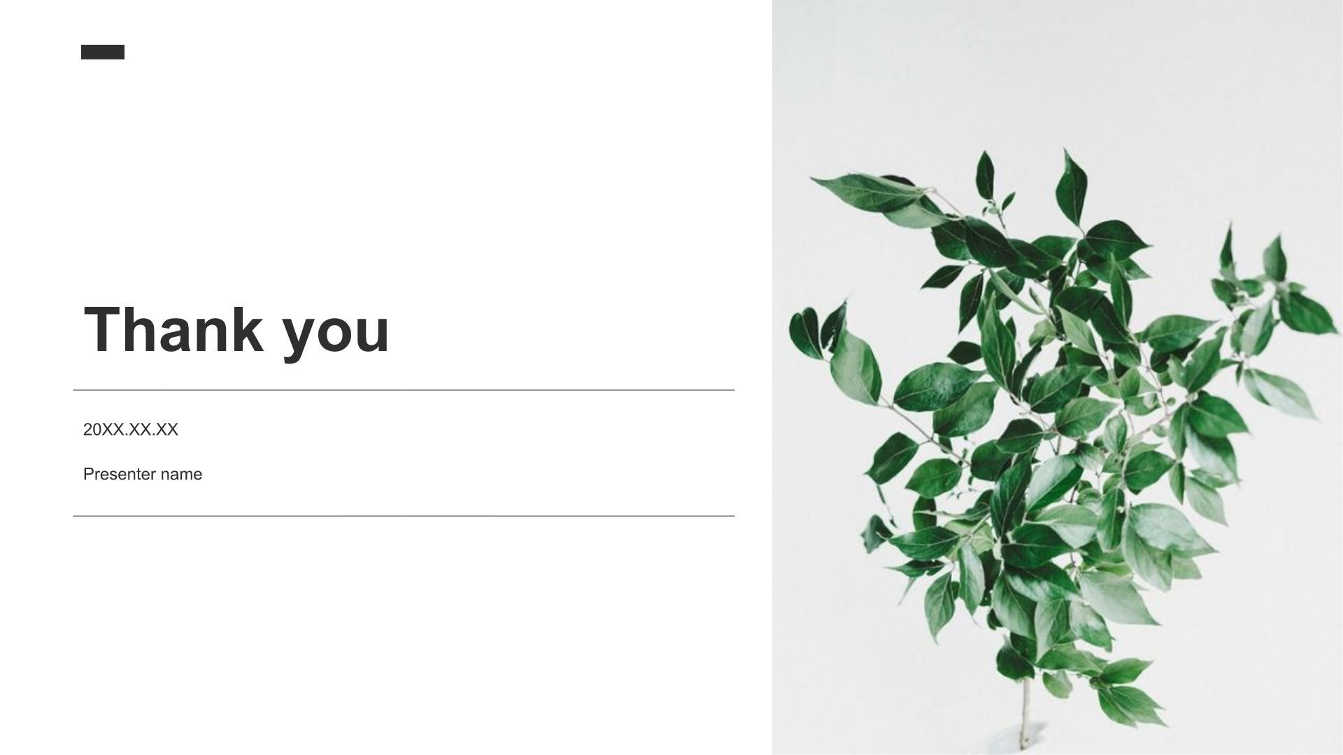 绿色简约风清新简约风PPT模板