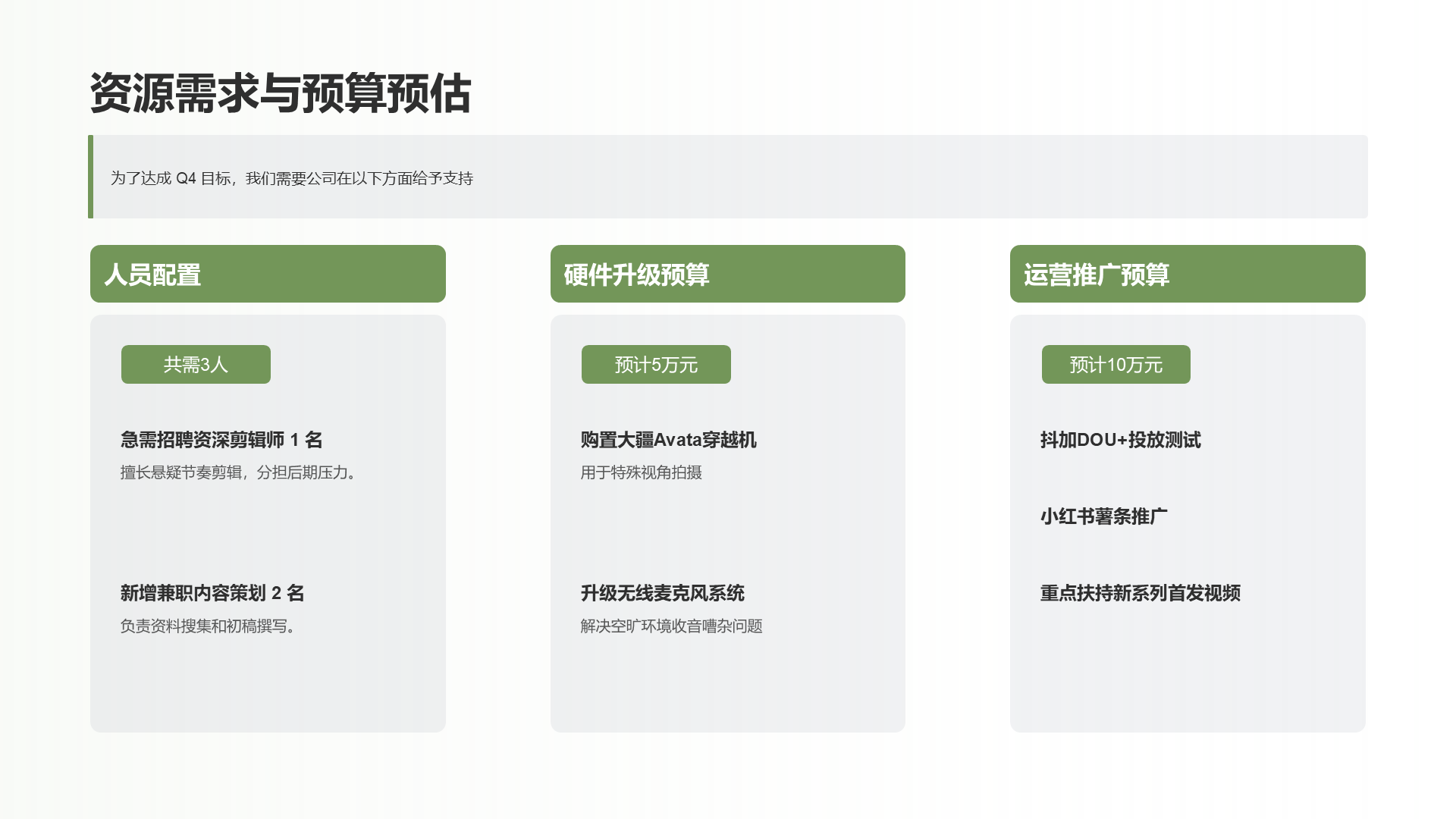 简约扁平风纯文字PPT列表