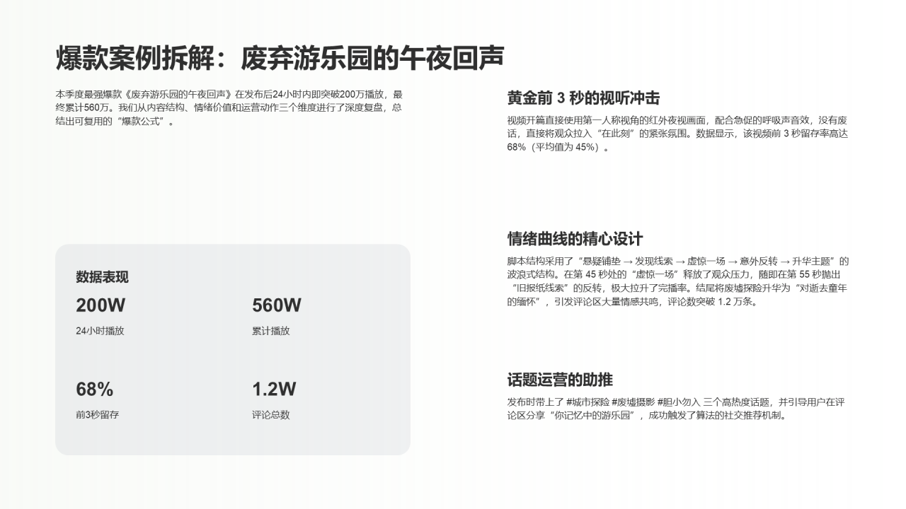 简约扁平风纯文字PPT列表