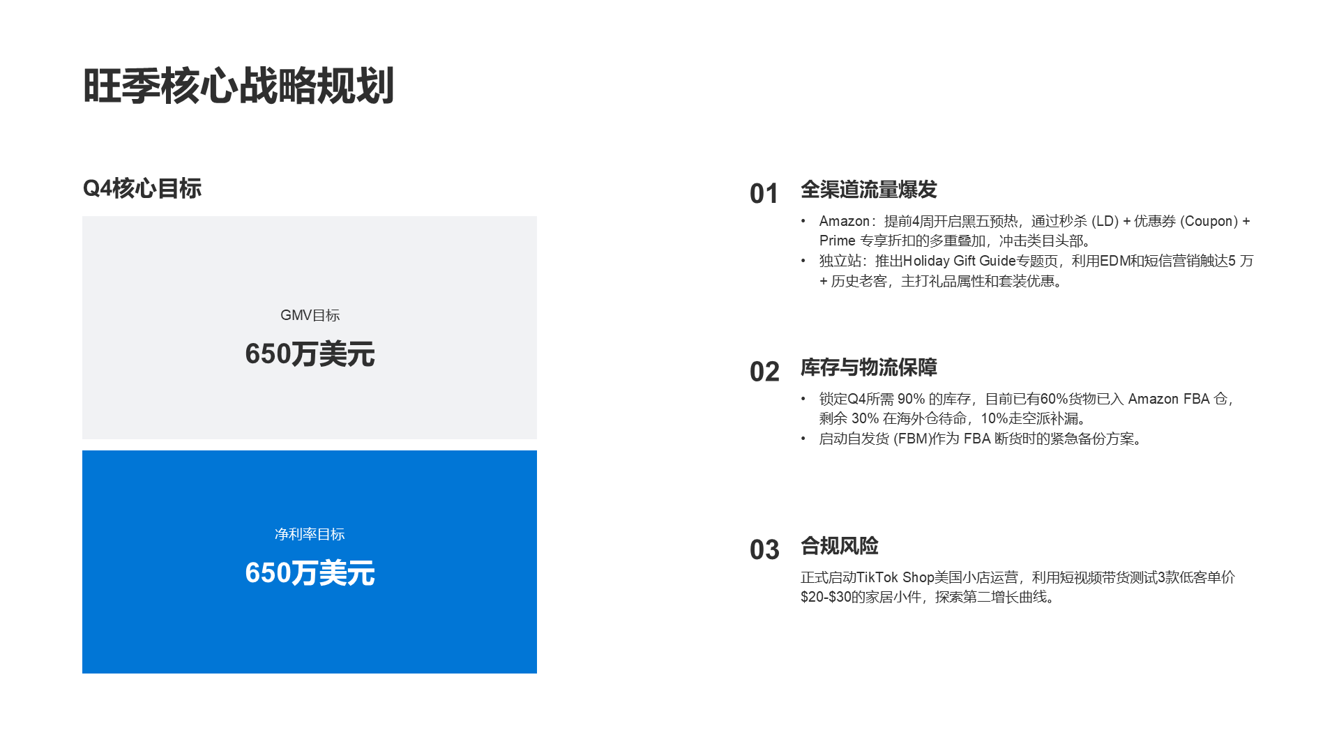 现代商务风纯文字PPT列表
