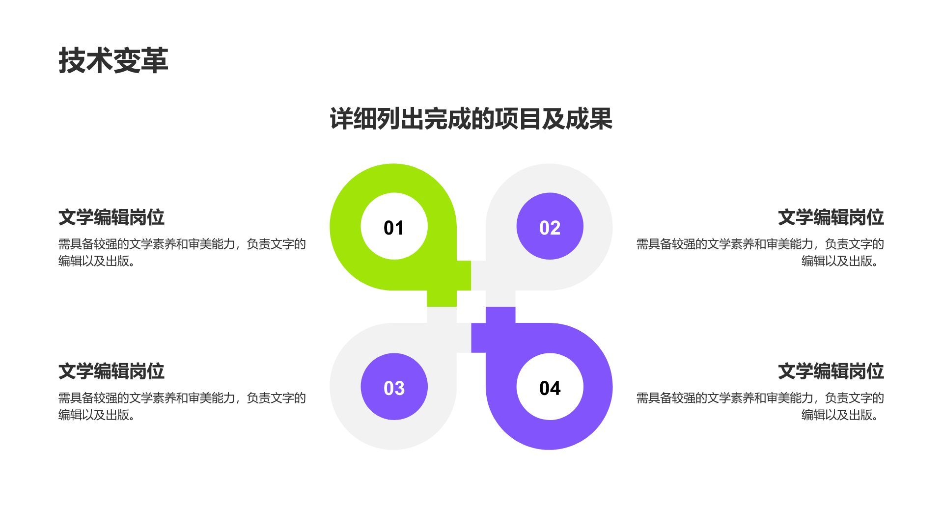 紫色简约风设计专业职业生涯规划PPT模板