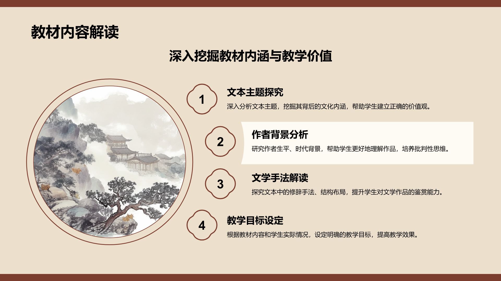 红色复古风师范-语文/汉语言PPT模板