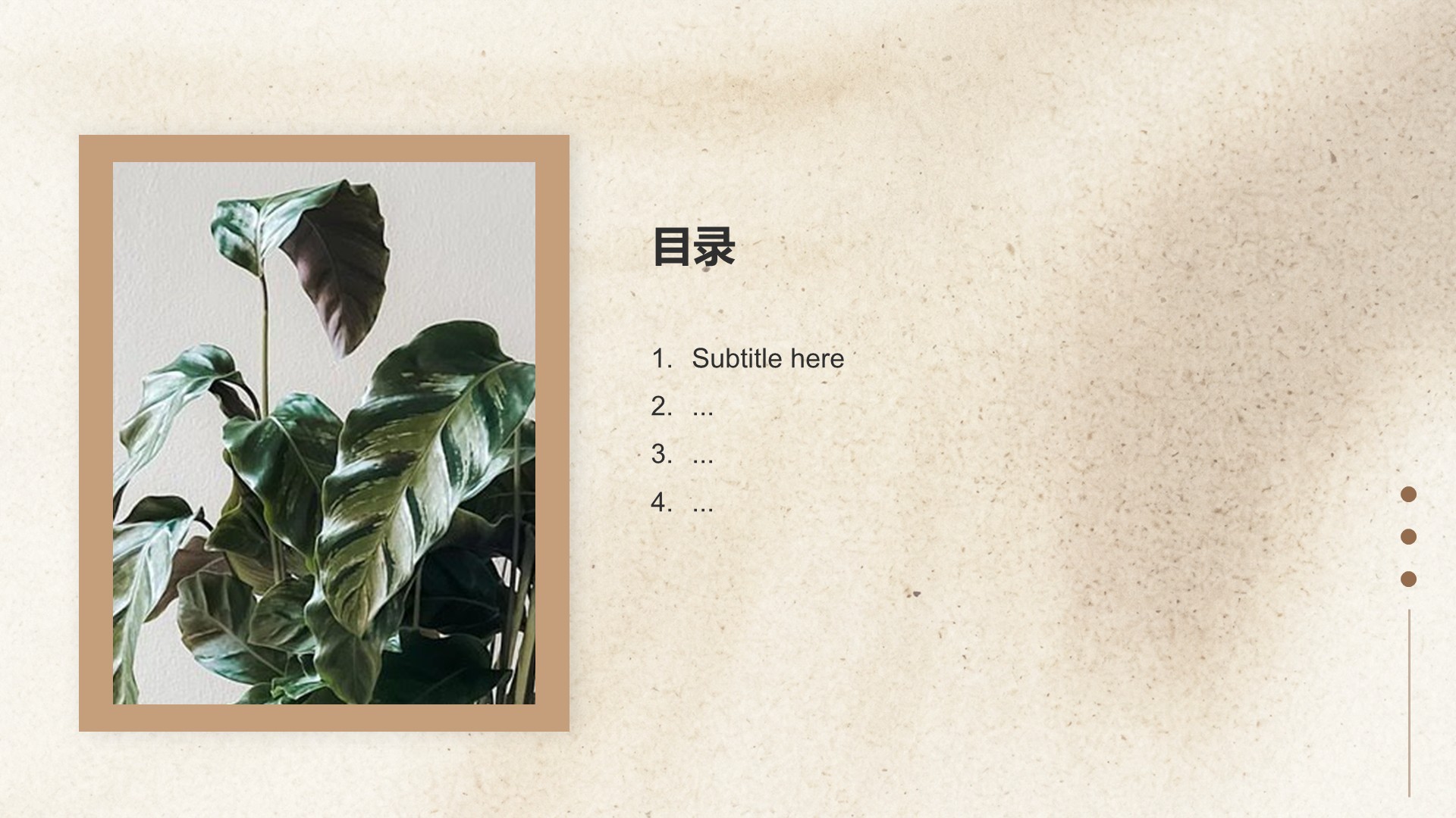 品牌宣传复古优雅时尚PPT主题