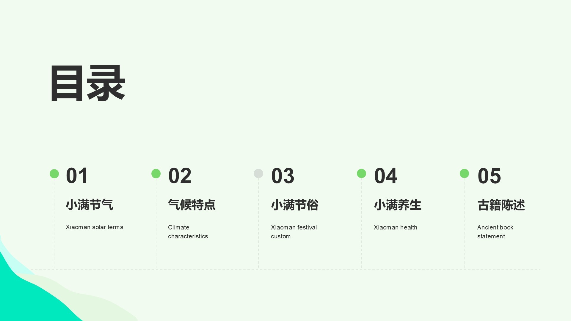 绿色插画风科普培训课件PPT主题