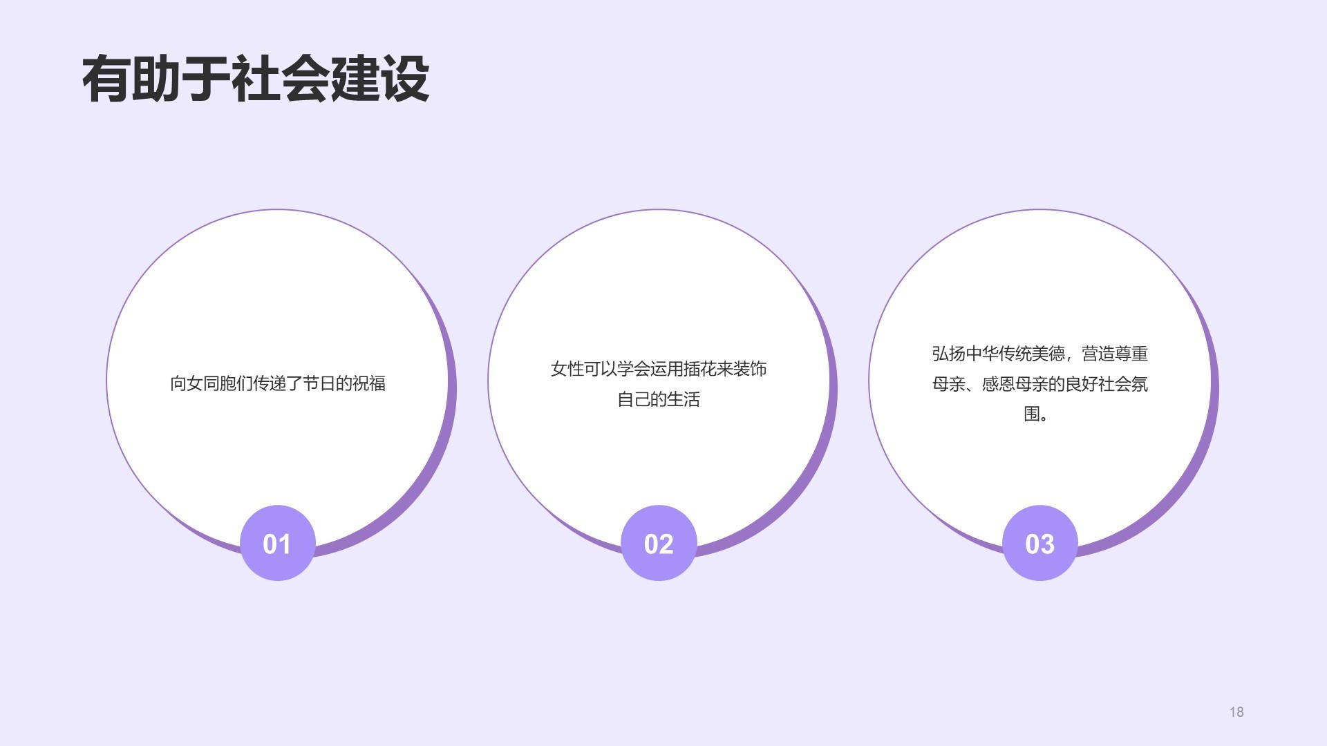 紫色插画风母亲节感恩PPT主题
