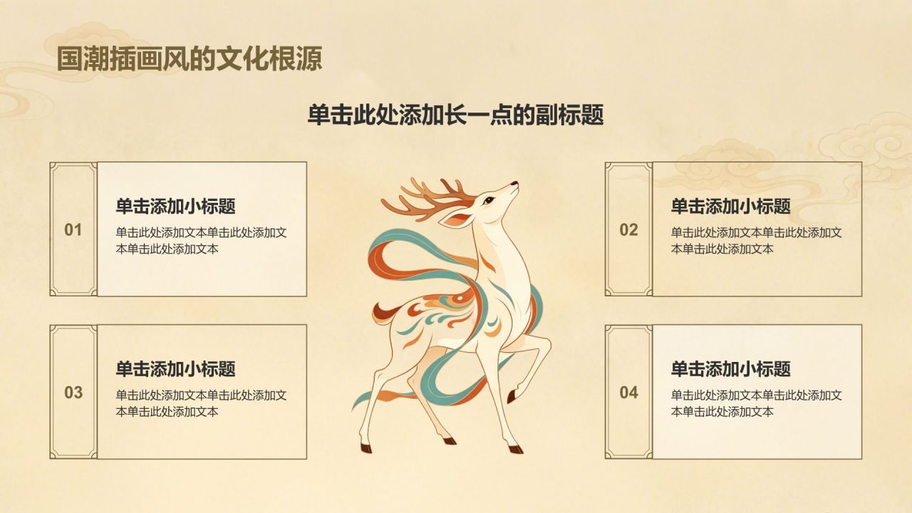 橙色国潮风传统文化介绍PPT模板