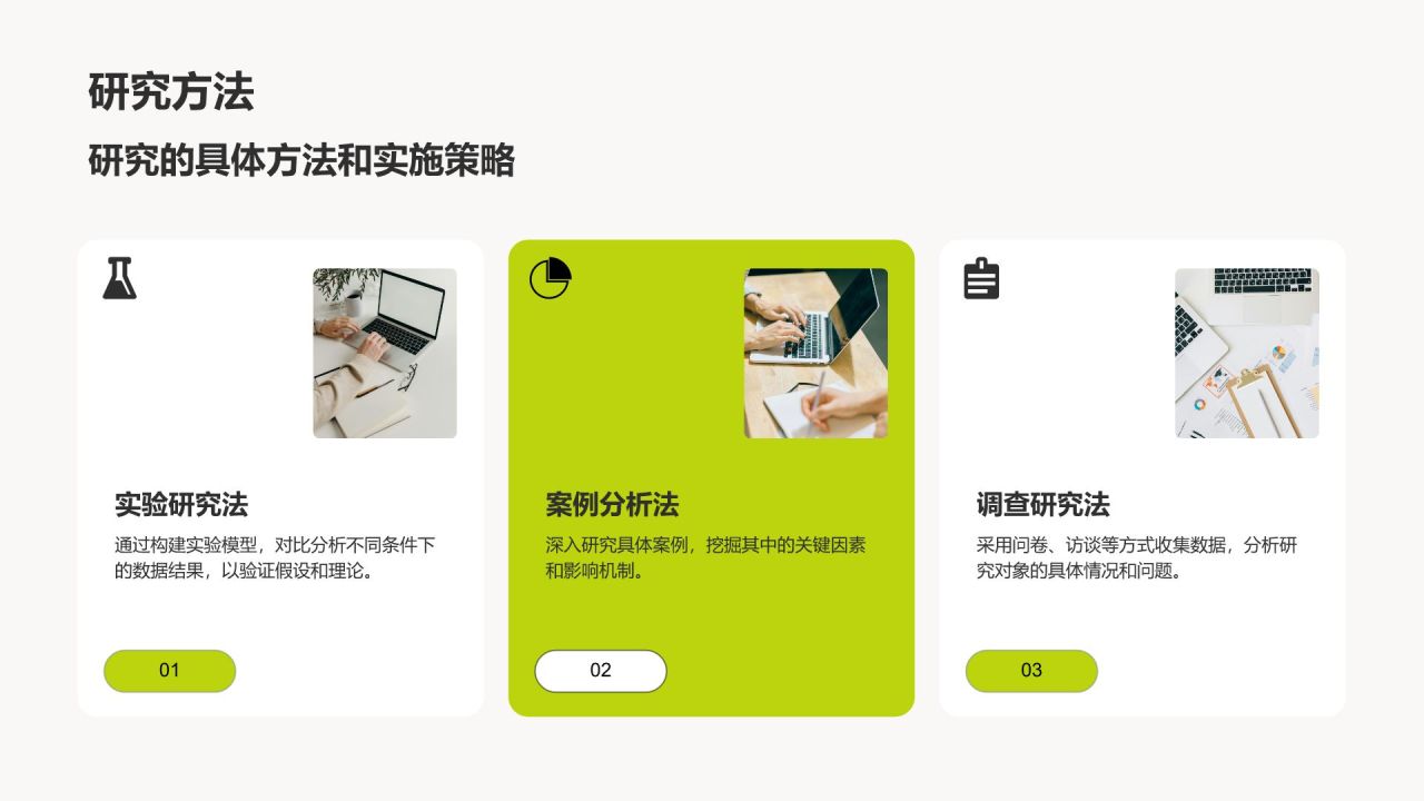 绿色扁平风论文答辩专业通用模板PPT模板