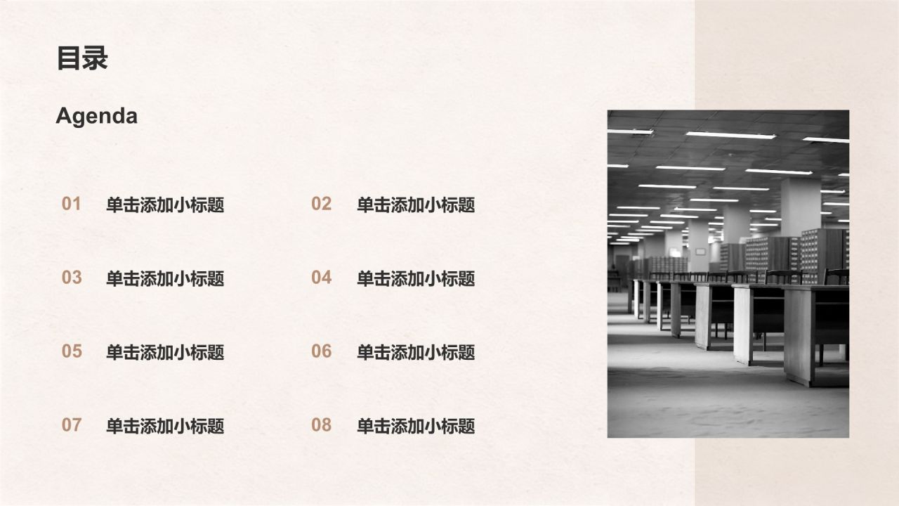 棕色党政风政治理念PPT模板