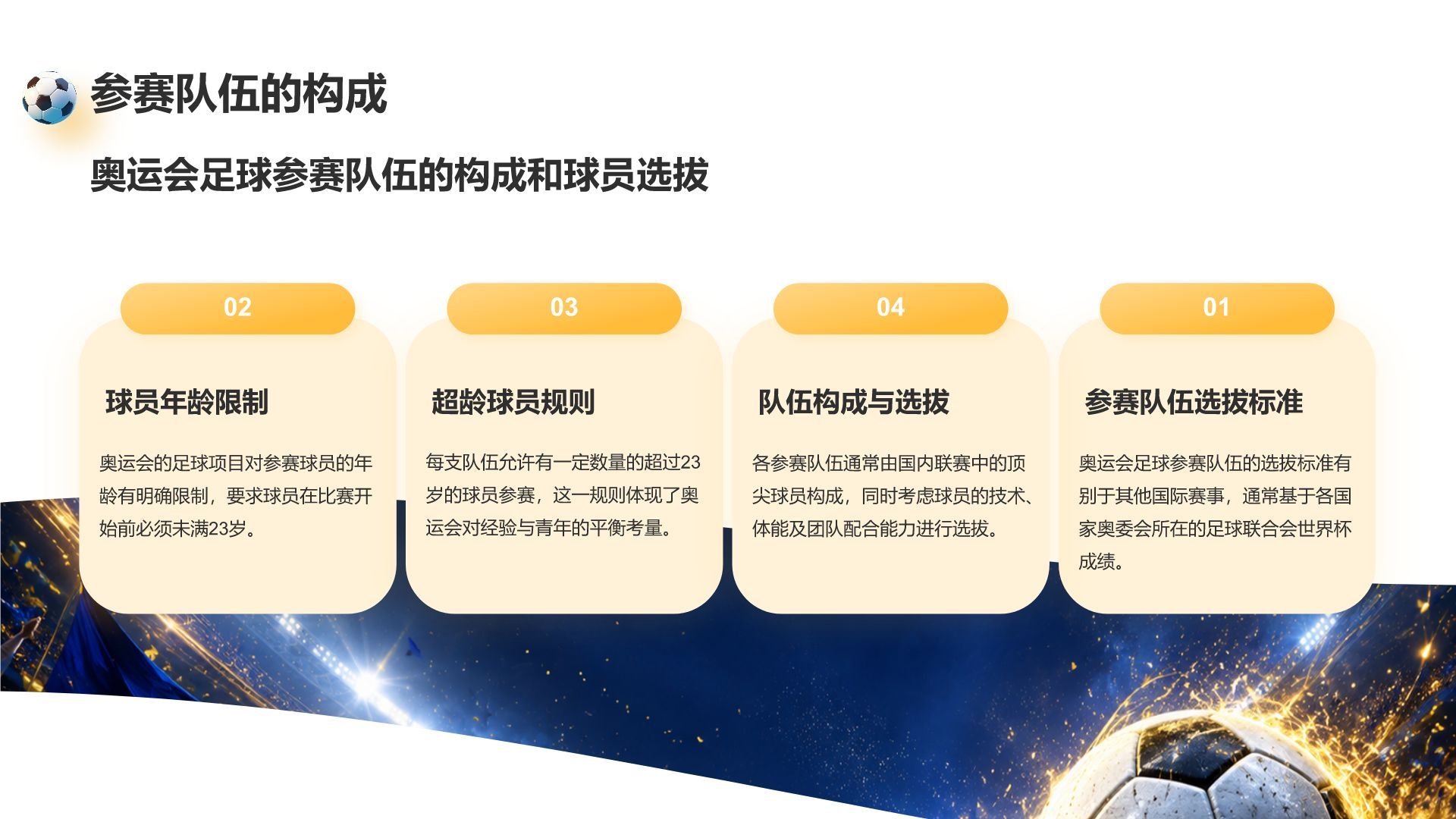 橙色现代风世界杯主题营销策划方案PPT模版
