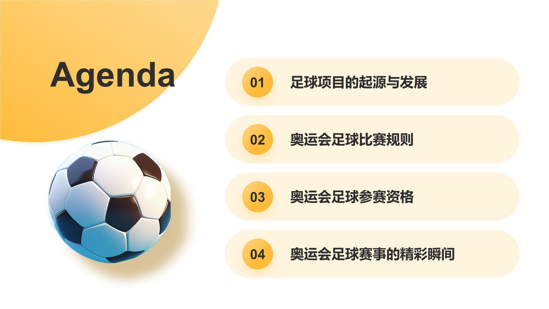橙色现代风世界杯主题营销策划方案PPT模版