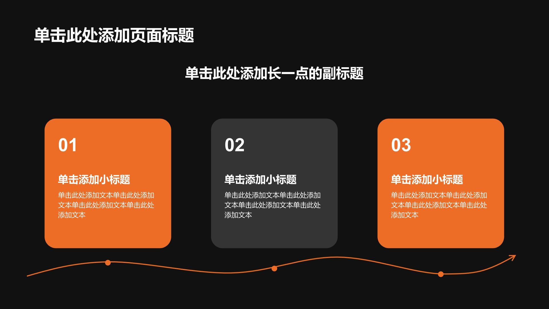 橙色商务风公司产品介绍PPT模板