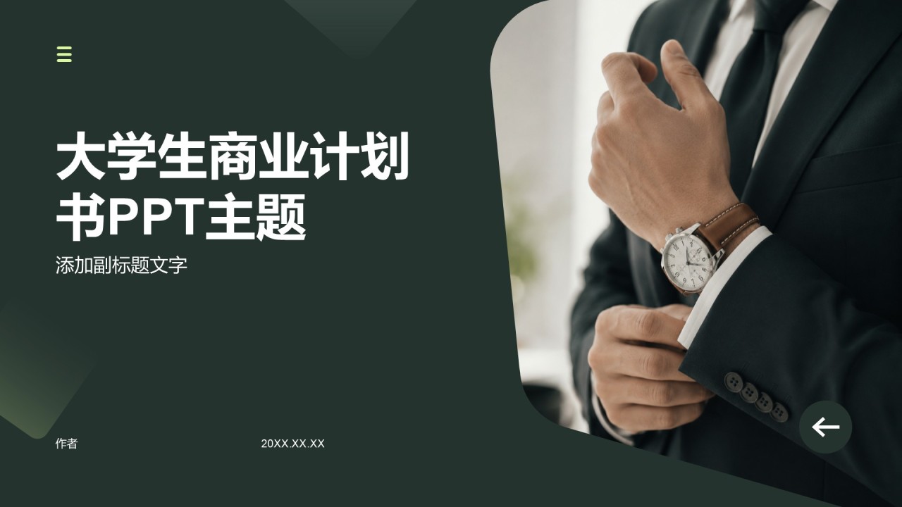 大学生商业计划书PPT主题