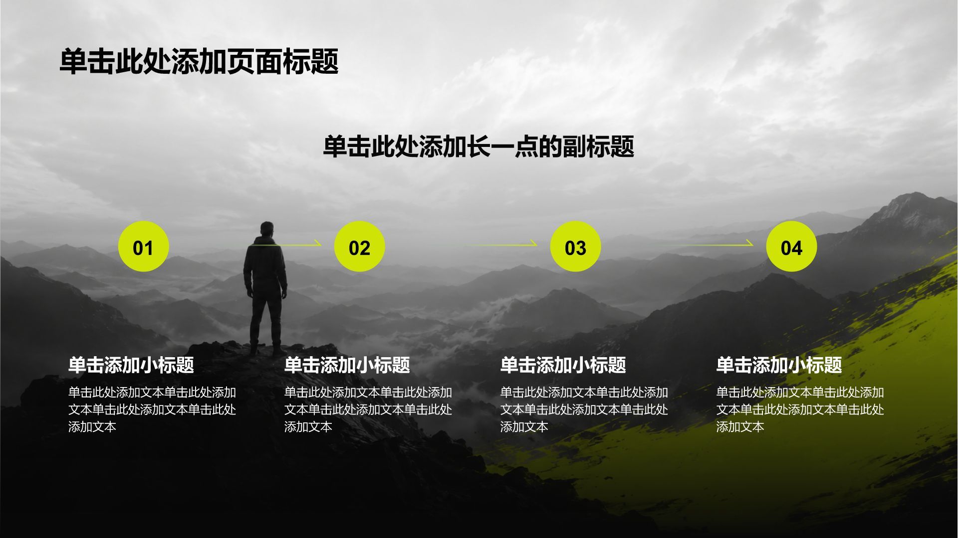 黄色中国风创新创业PPT模板