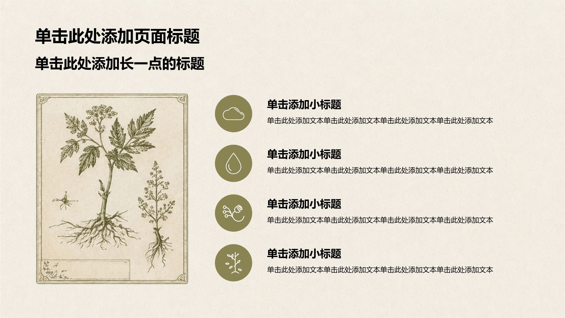 绿色小清新大学生职业生涯规划PPT模板