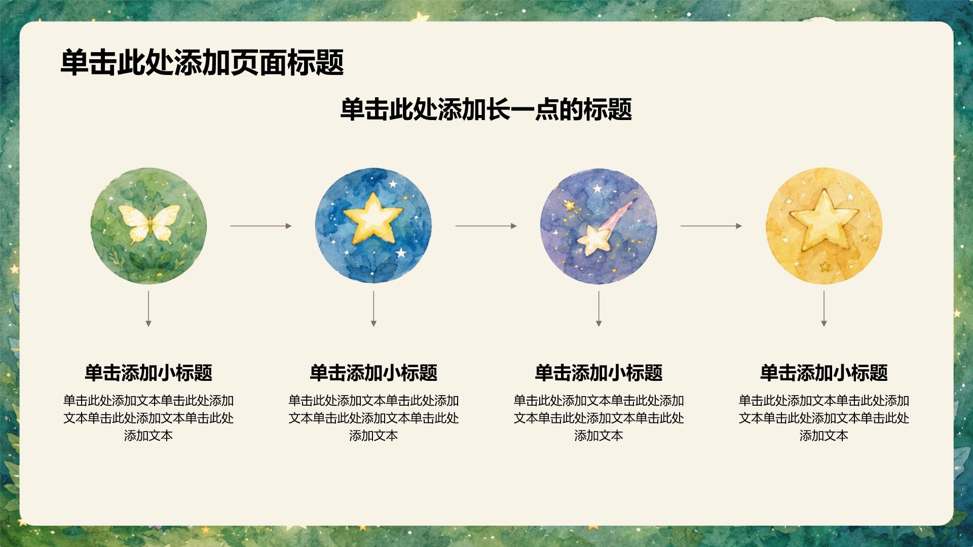 绿色卡通风大学生职业生涯规划PPT模板