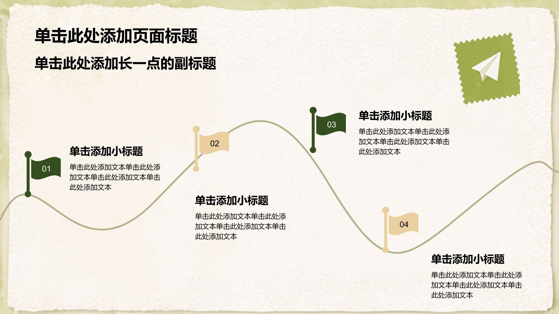 绿色简约风论文答辩学术汇报PPT模板