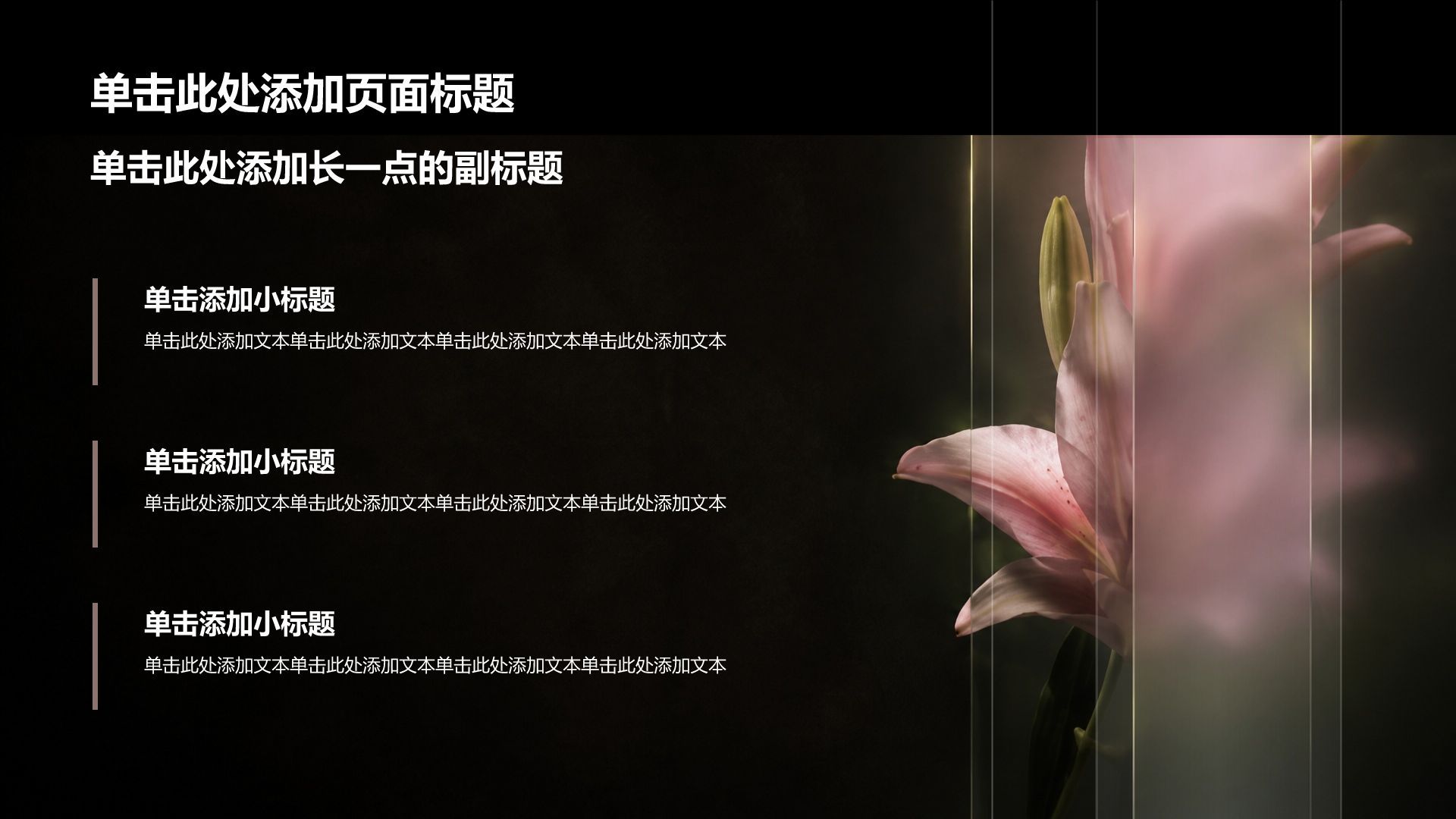 黑色创意风大学生职业生涯规划PPT模板
