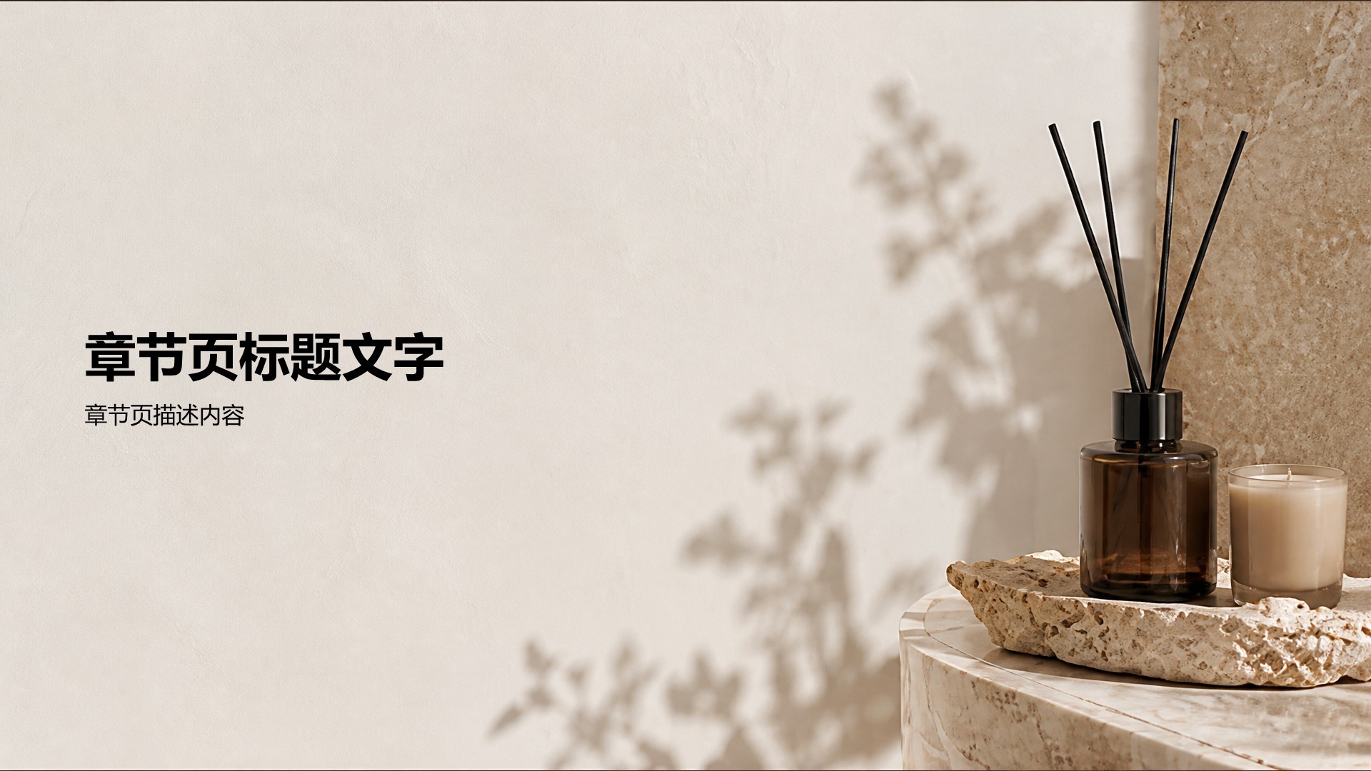 棕色简约风公司产品介绍