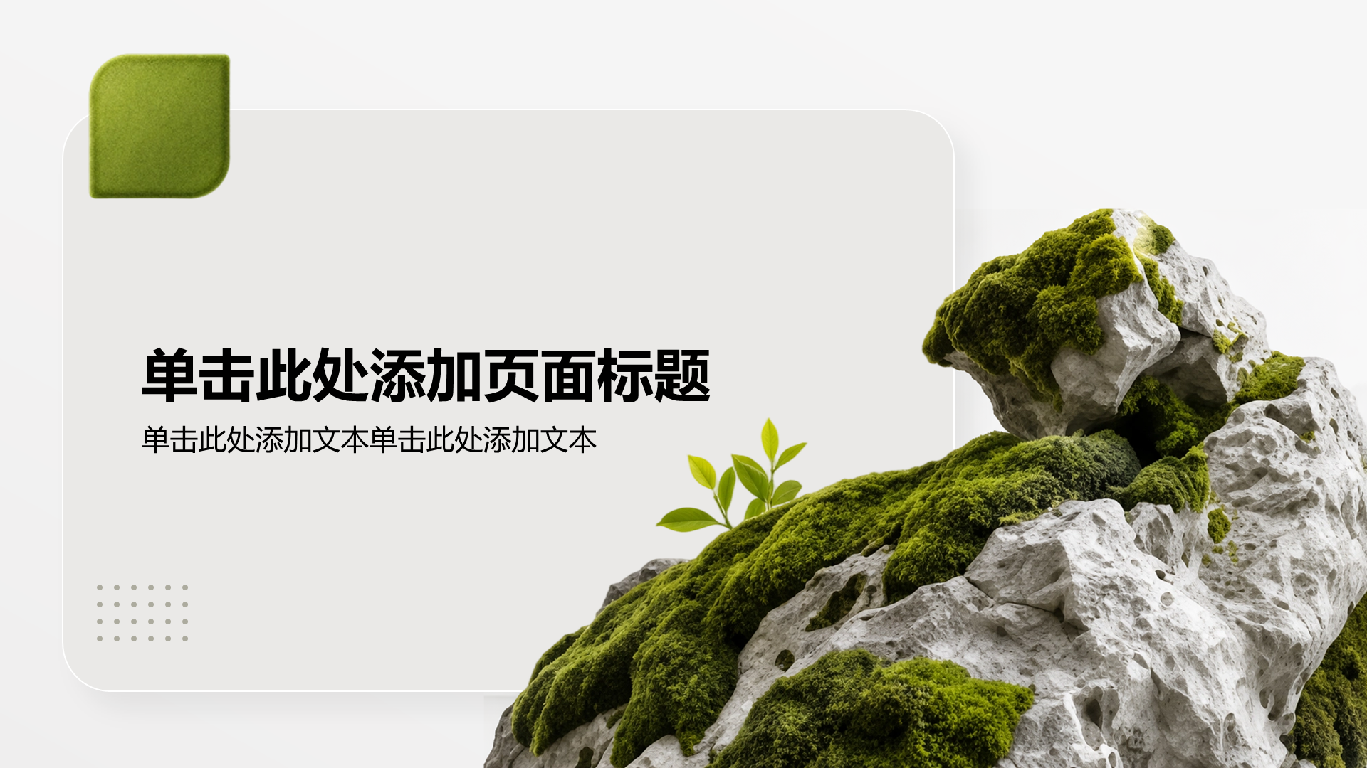 绿色摄影风公司产品介绍PPT模板
