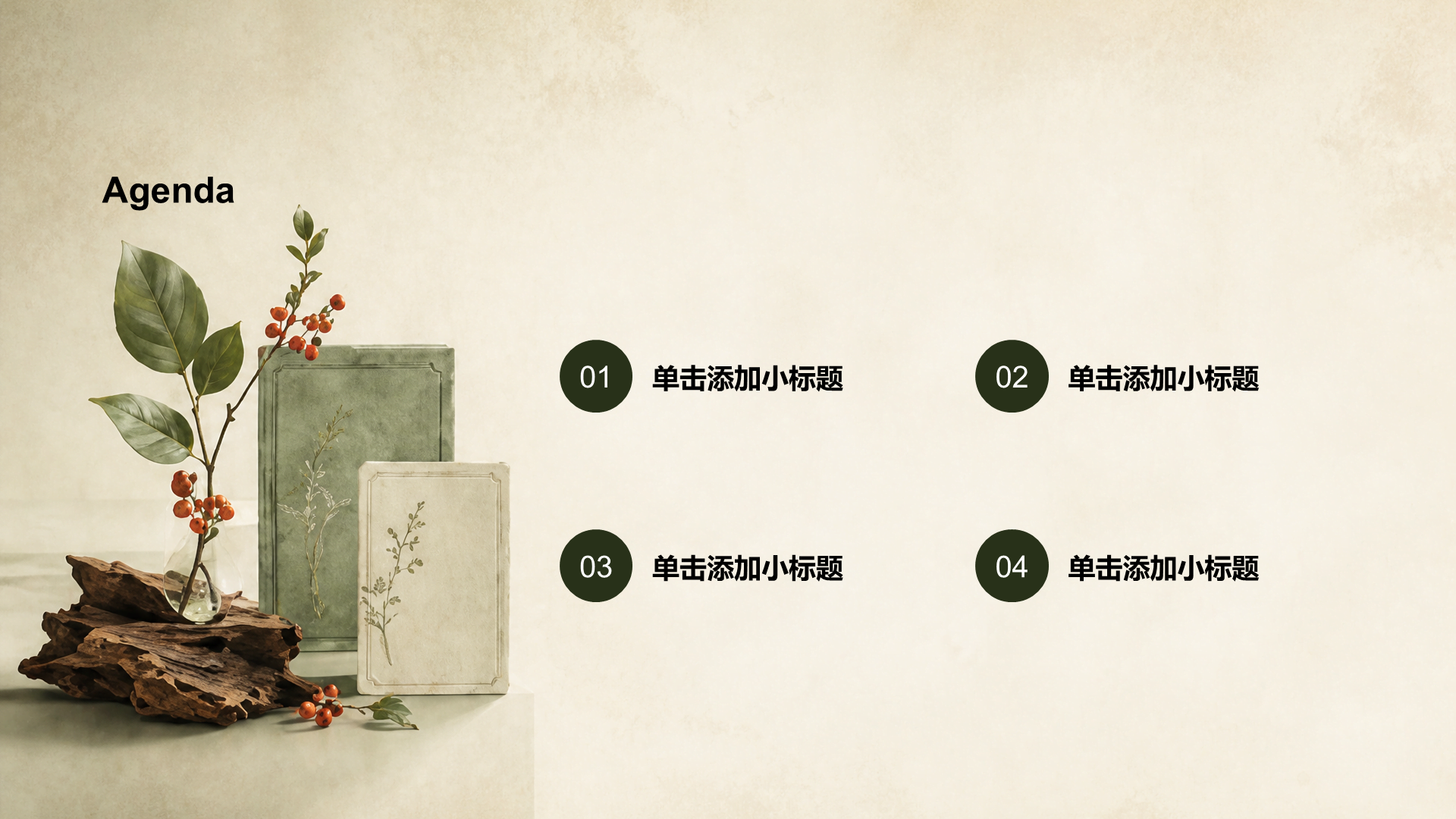 绿色摄影风产品介绍PPT模板